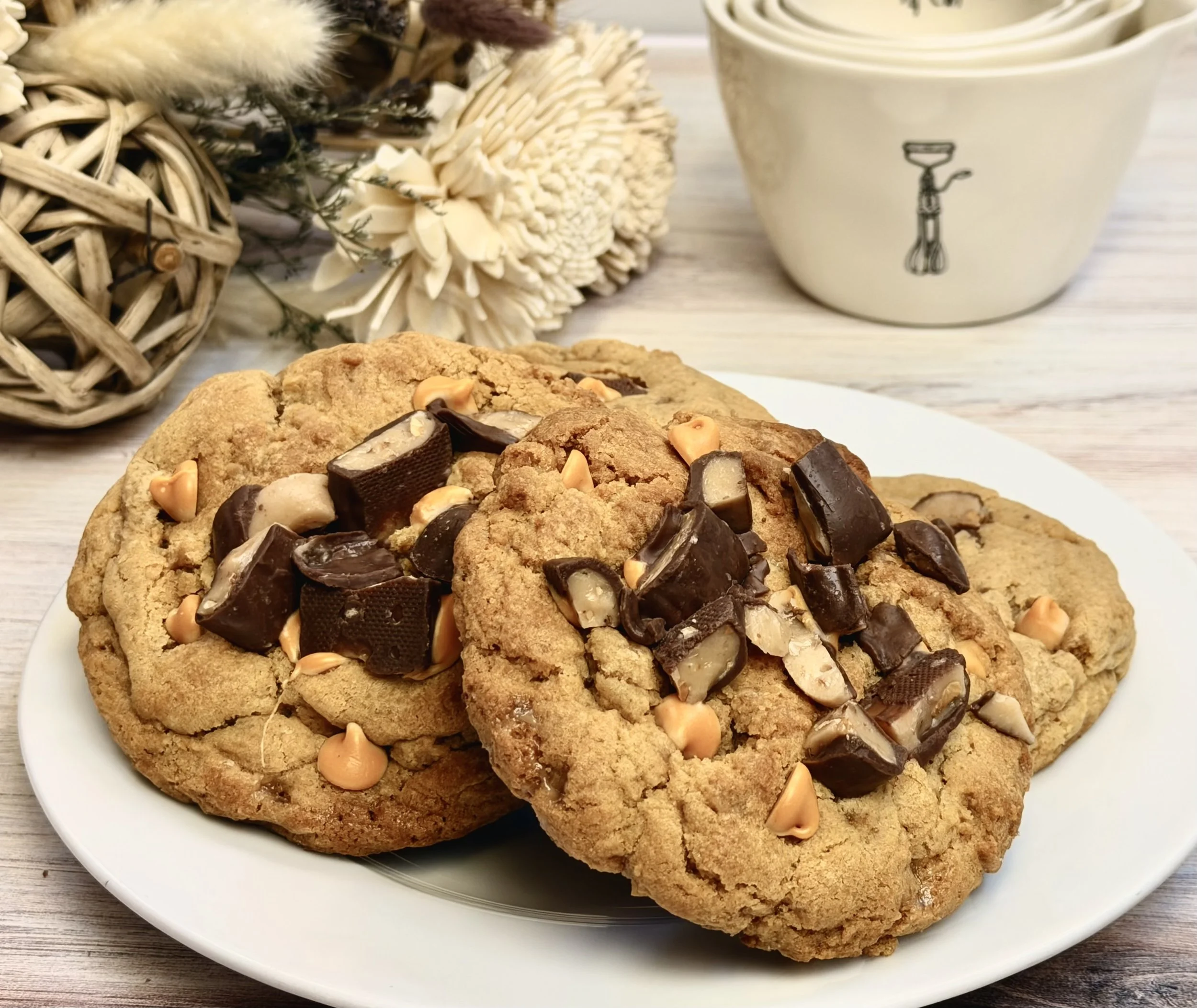Butterscotch Toffee Brickle Cookies (4)-Preorder for 7/19 delivery