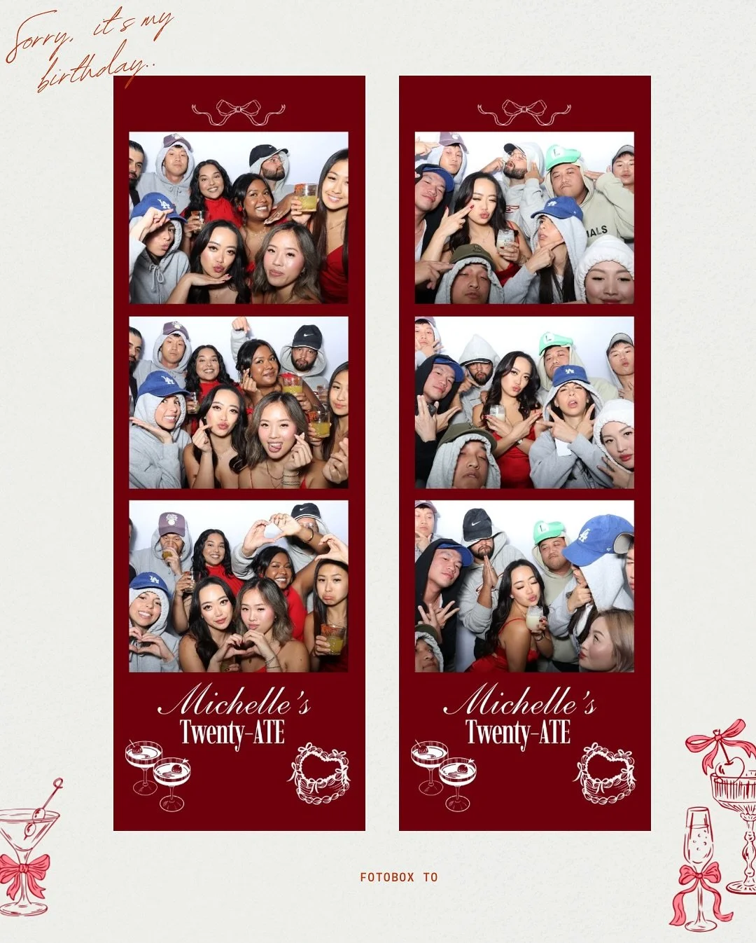 We love themed birthdays at Fotobox TO! Had so much fun celebrating Michelle&rsquo;s Justin &amp; Hailey Bieber themed party 💕

Book Fotobox TO for your October, November, or December birthday celebration and save up to $100. 🎉 DM us for more detai