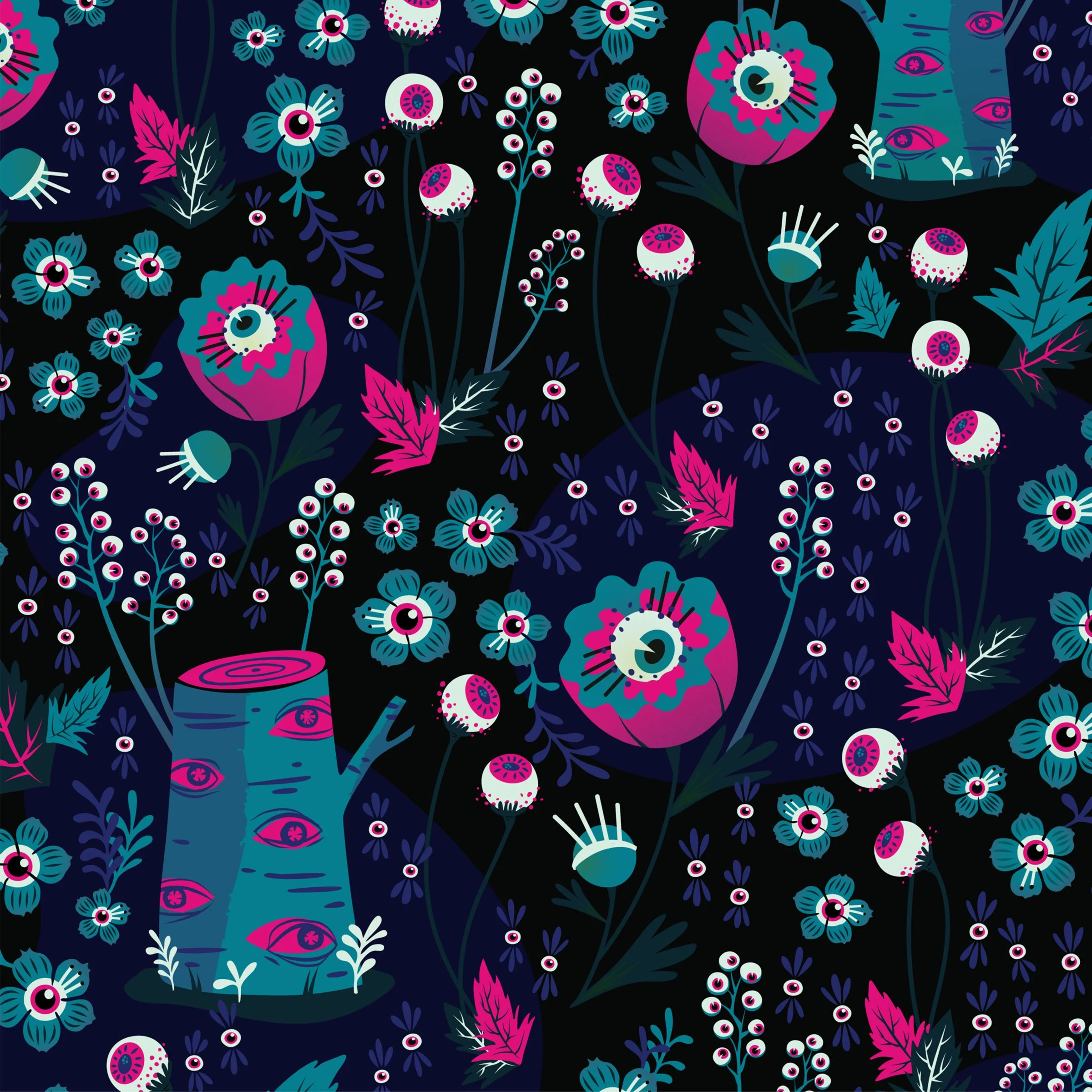 Eyeball Garden Pattern