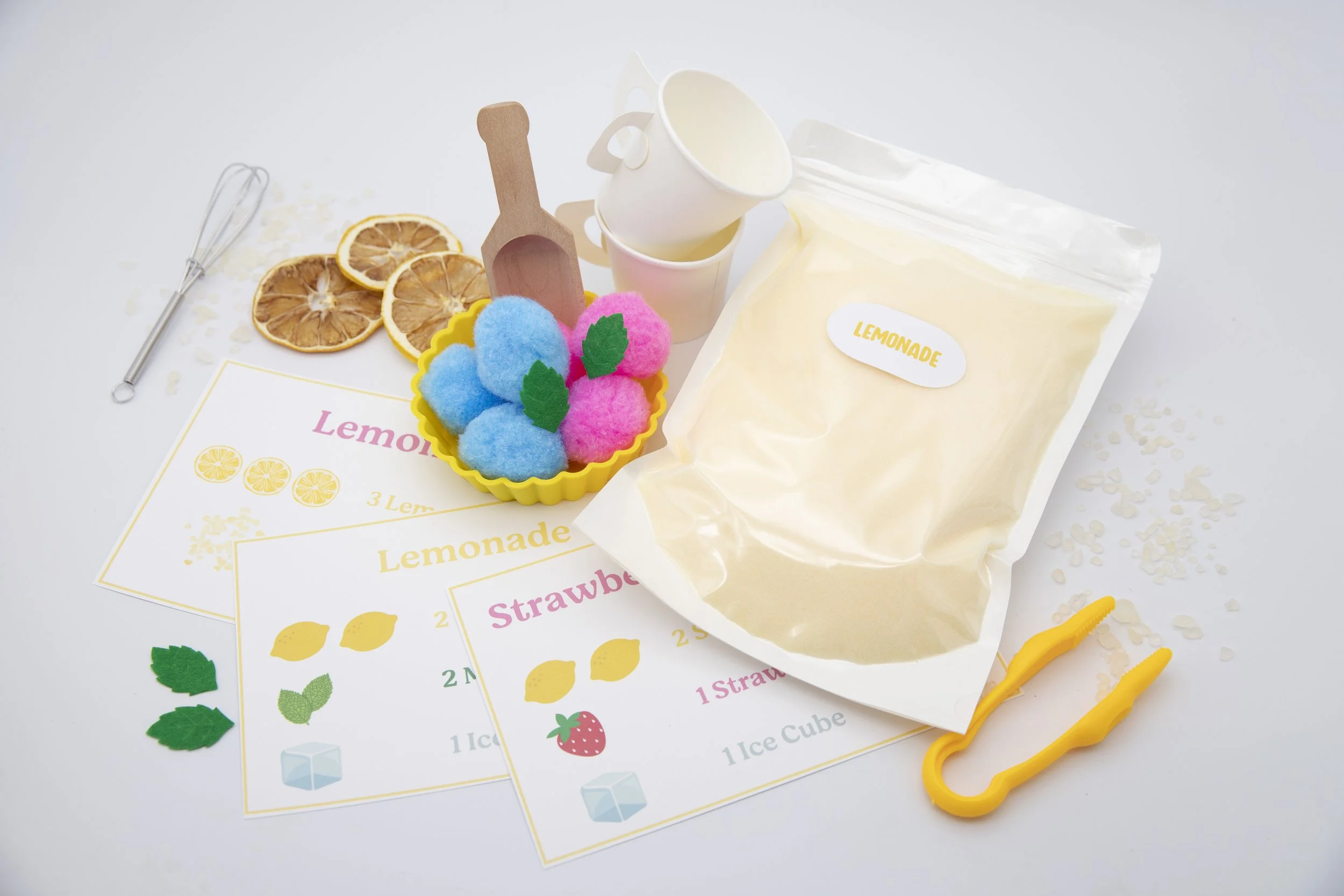 Lemonade Sensory Bin