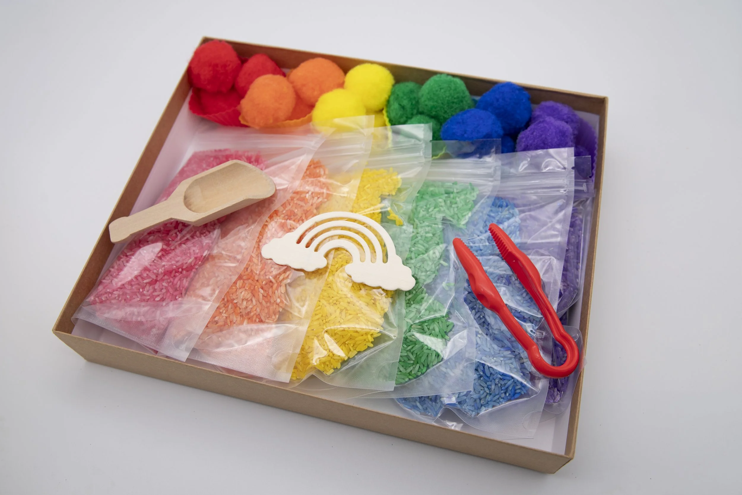 Rainbow Sensory Bin
