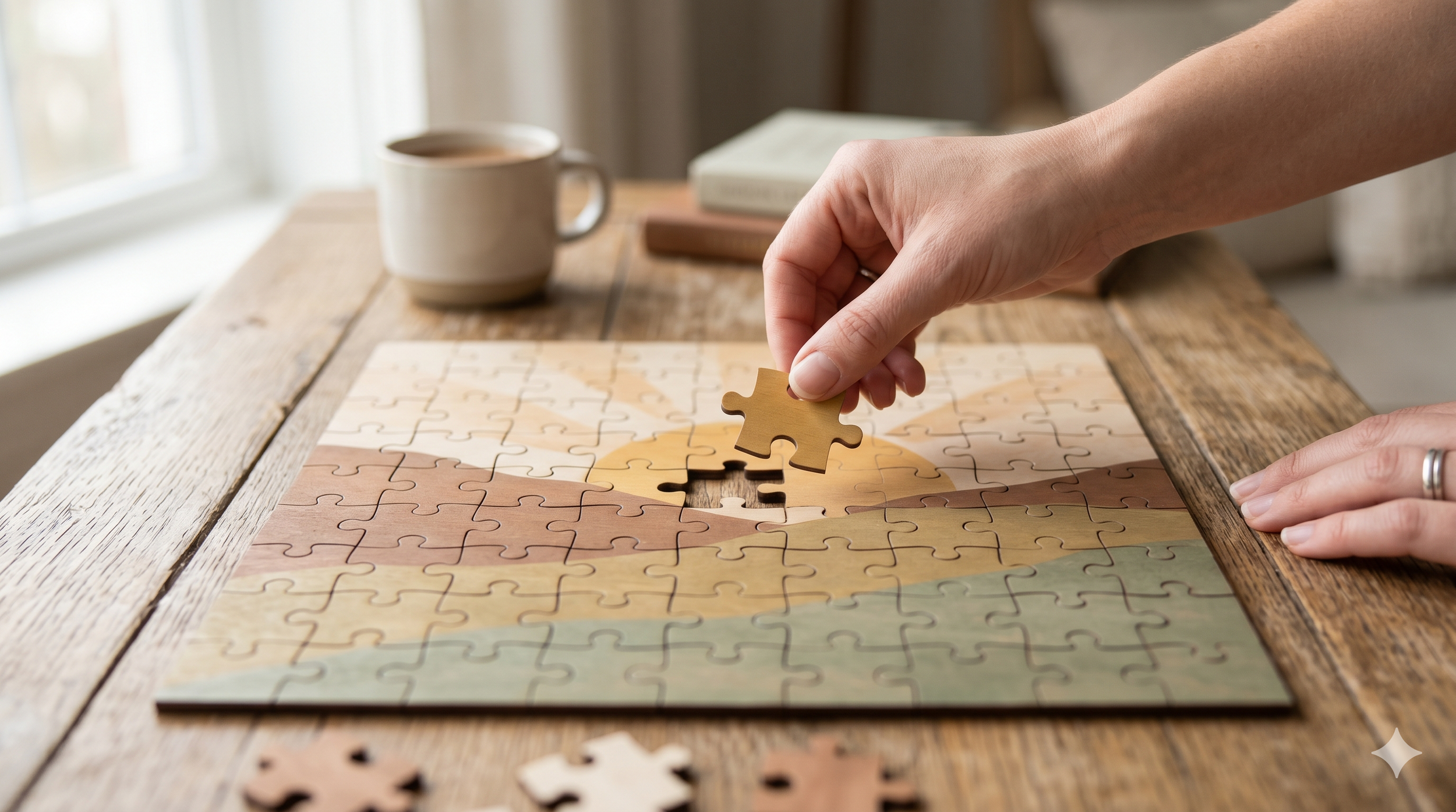 Puzzle representing solving the puzzle of a neurodivergent life