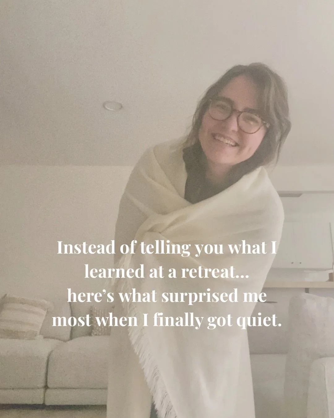 Last week, I stepped away for a retreat seeking answers. 

What I found instead was presence. 

I&rsquo;m sharing more about what this retreat stirred in me &mdash; and what surprised me most &mdash; in my latest Substack post. It&rsquo;s free to rea