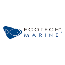 Ecotech Marine logo with a stylized fish icon and text.