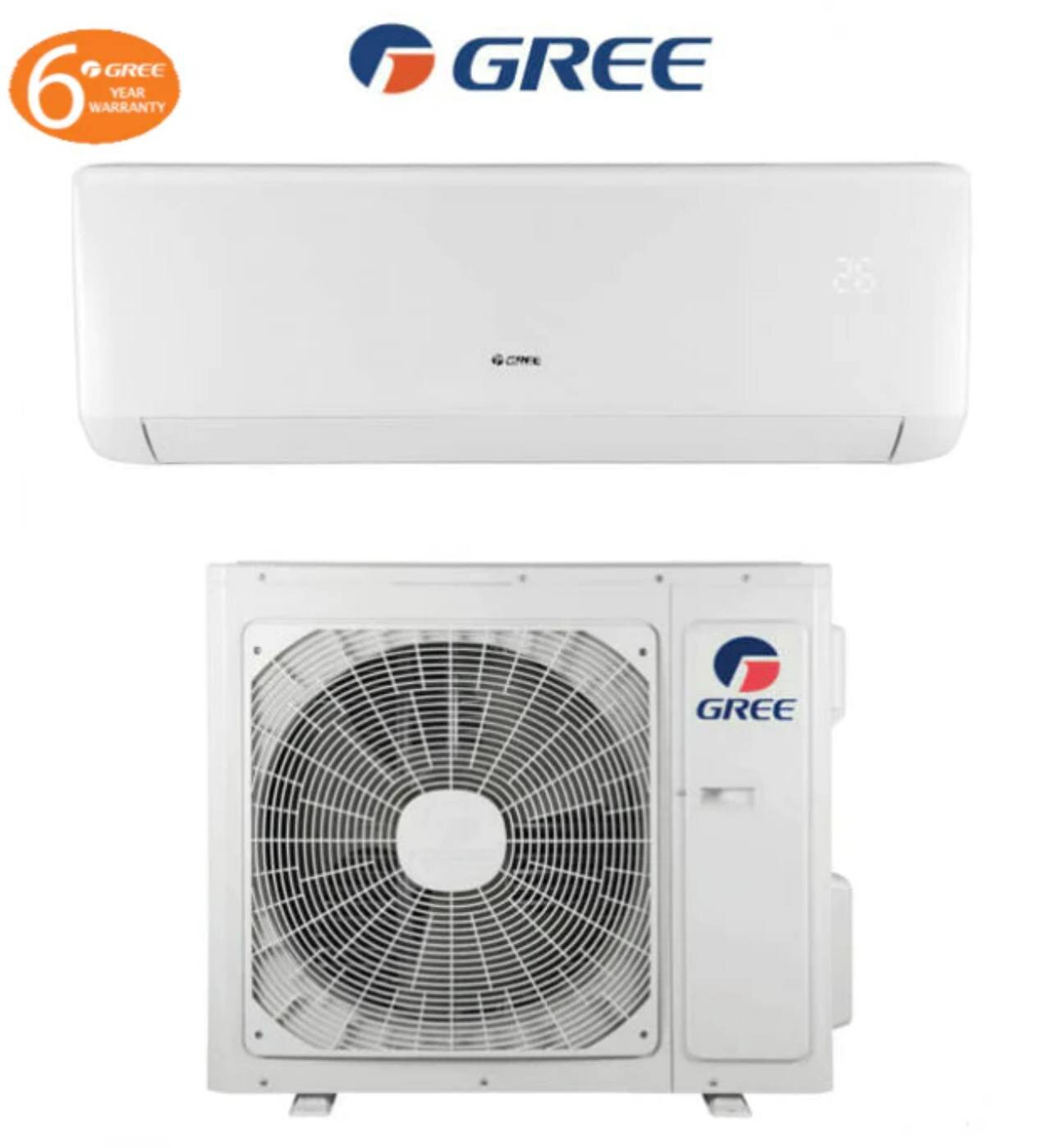 Supplied &amp; Installed 3.4KW Gree Split System Air Conditioner $1450
&ldquo;This price is for back to back installations for Supply &amp; Install 3.4KW Gree Split System Air Conditioner&rdquo;

QUIET AND ENERGY EFFICIENT

Gree Bora features intelli