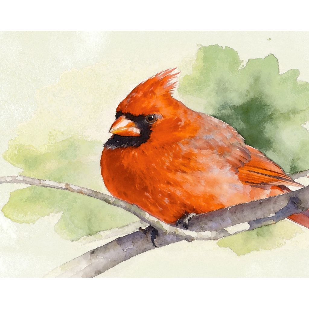 Cardinal Portrait