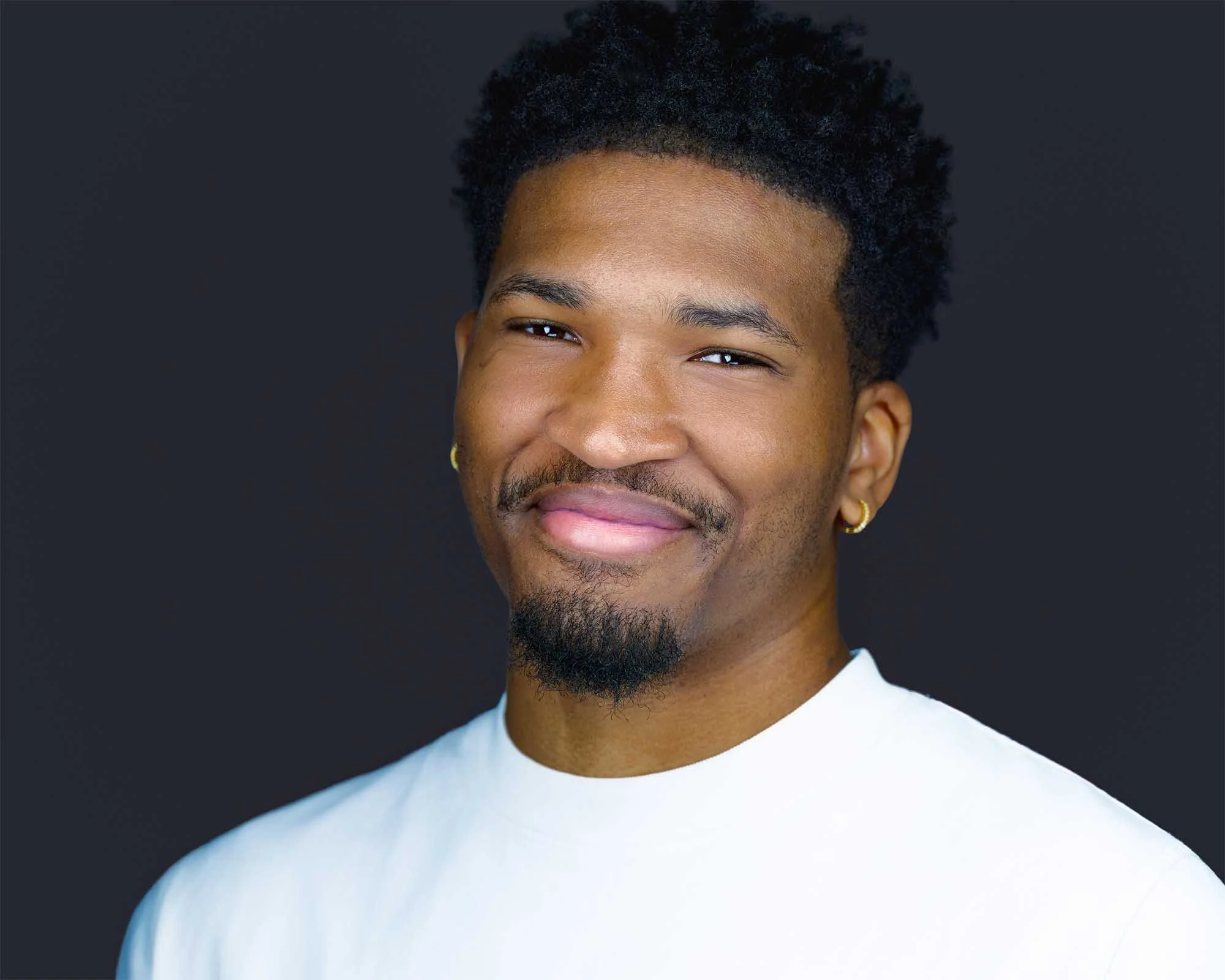 Professional business headshot with warm smile Cincinnati Northern Kentucky photographer