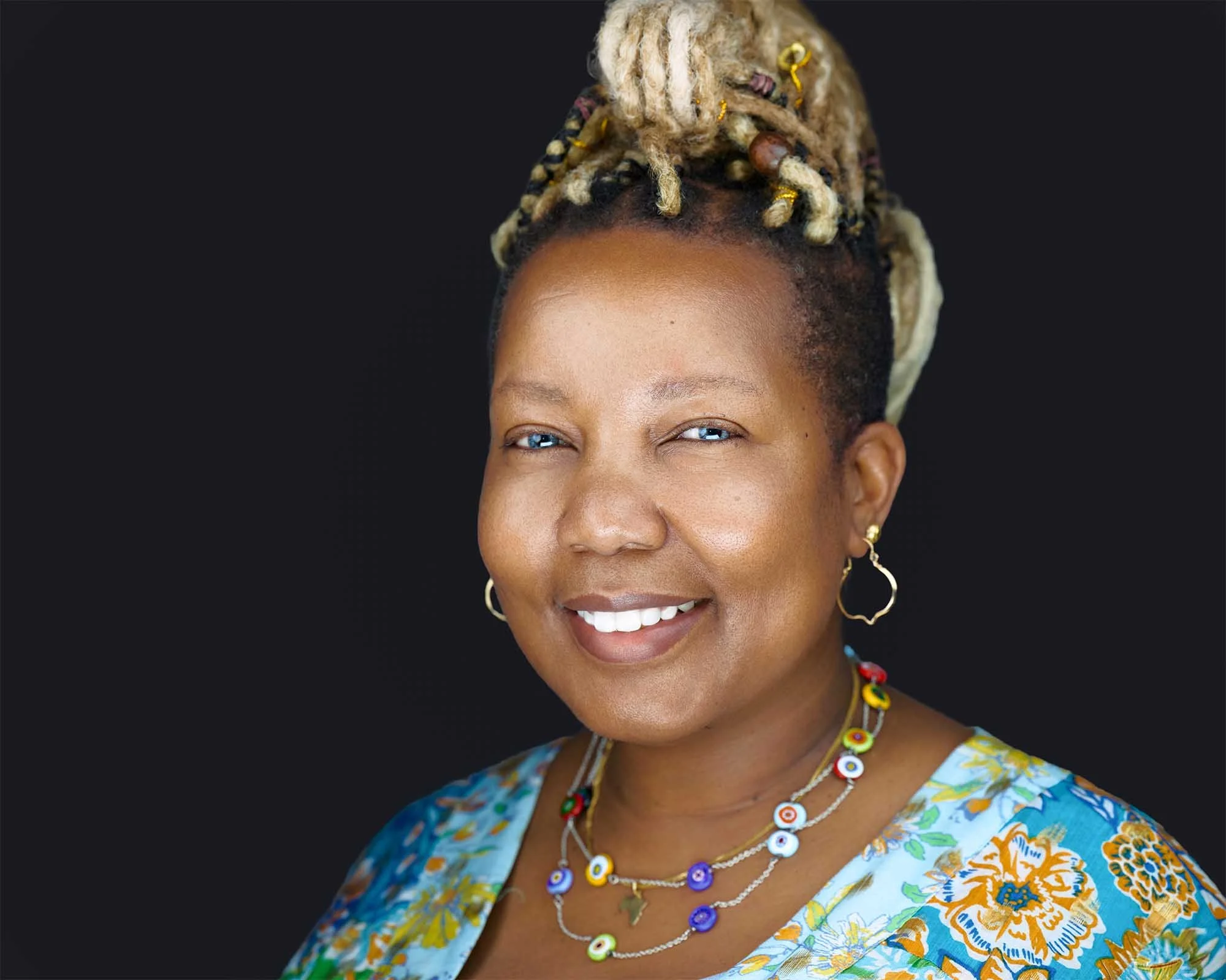 Professional woman headshot vibrant style Cincinnati business photography