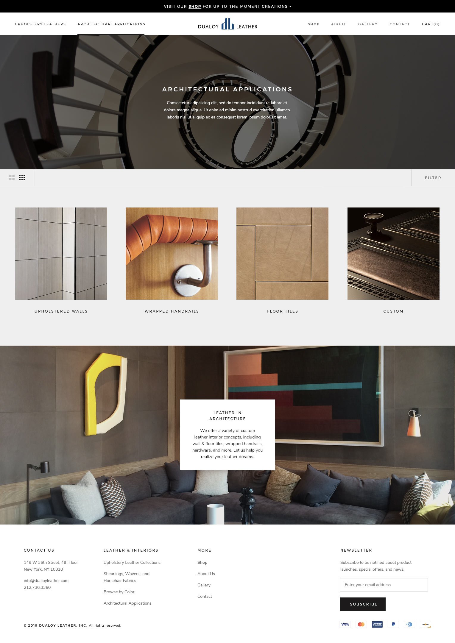 Custom collection page