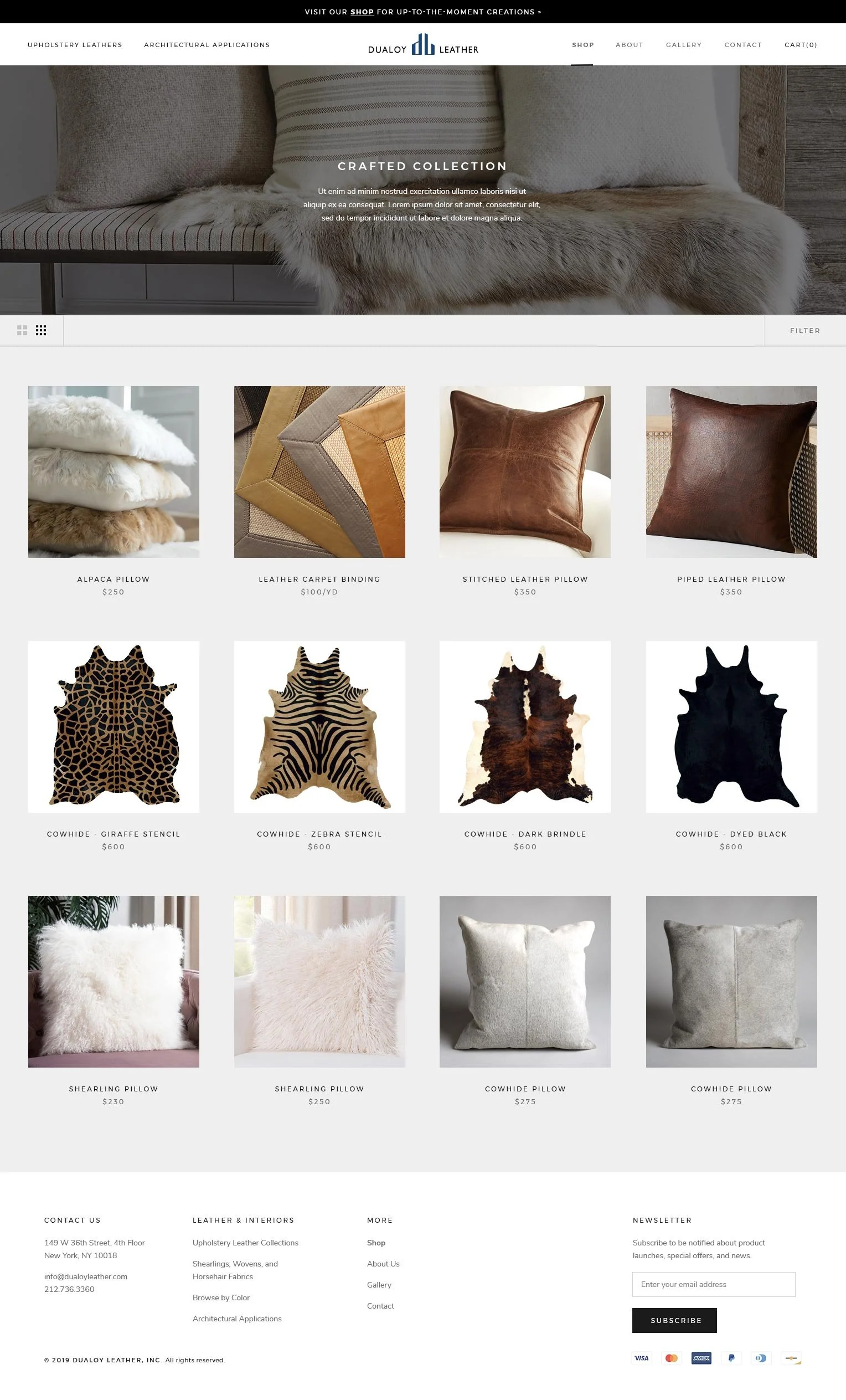 Bespoke product shop