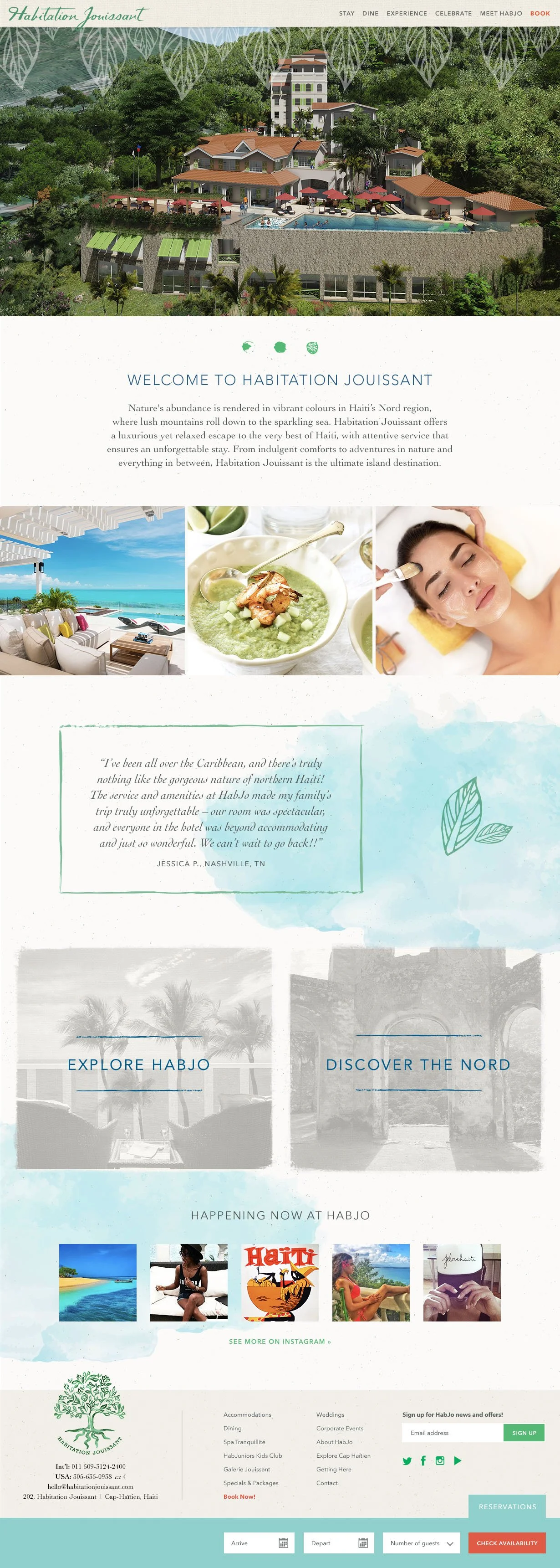 Habitation Jouissant home page