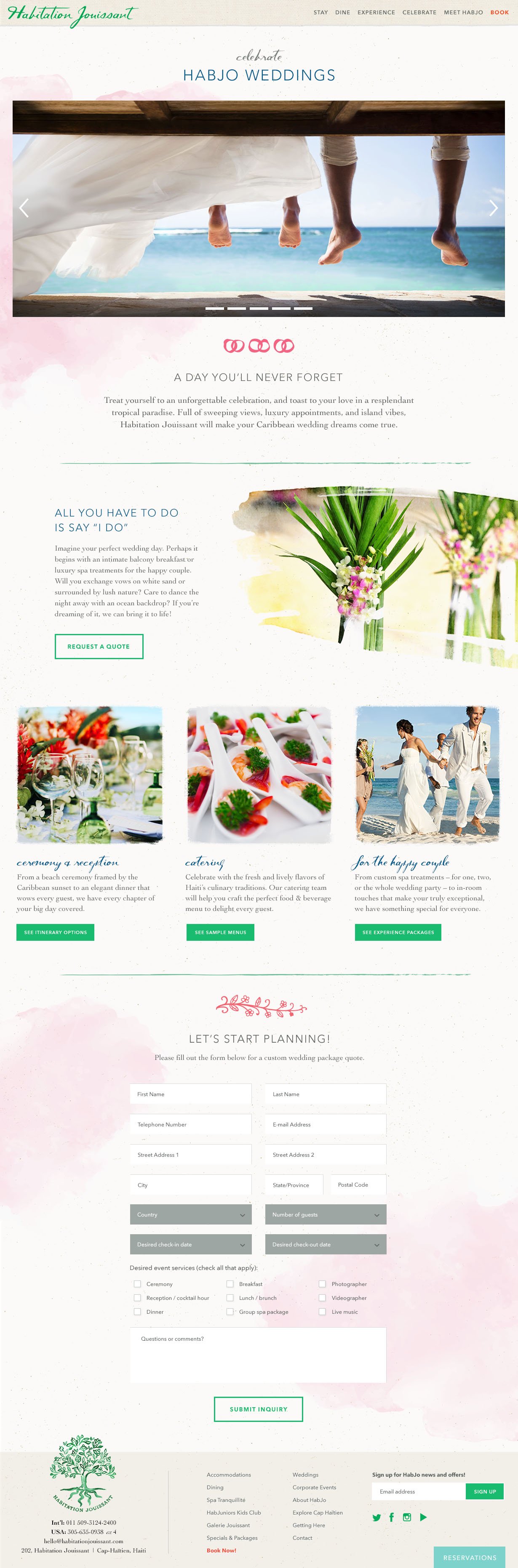 Weddings at Habitation Jouissant