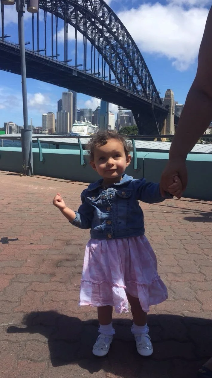Hayley's big day out at Milsons Point