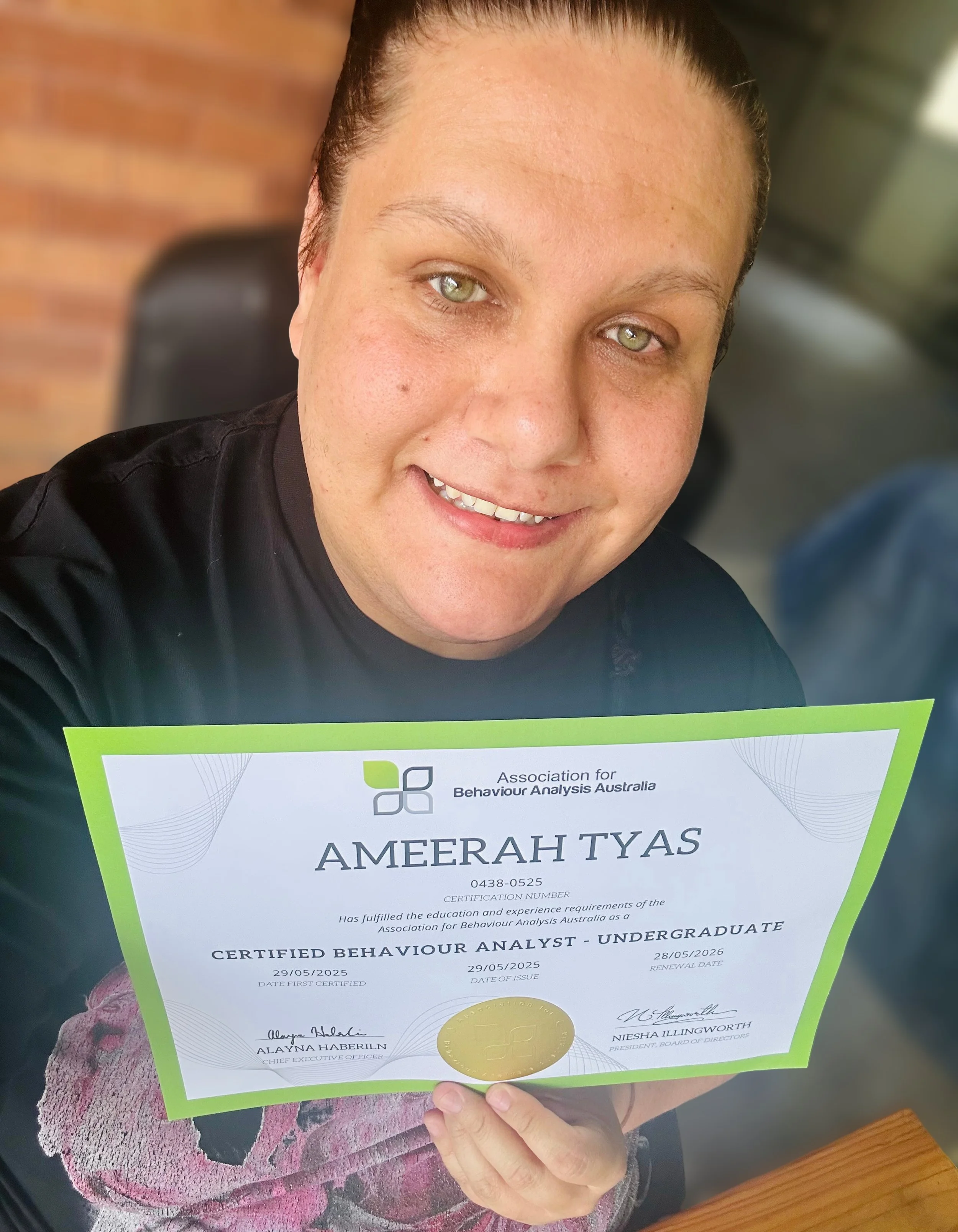 When I received my CBA-U in the mail!