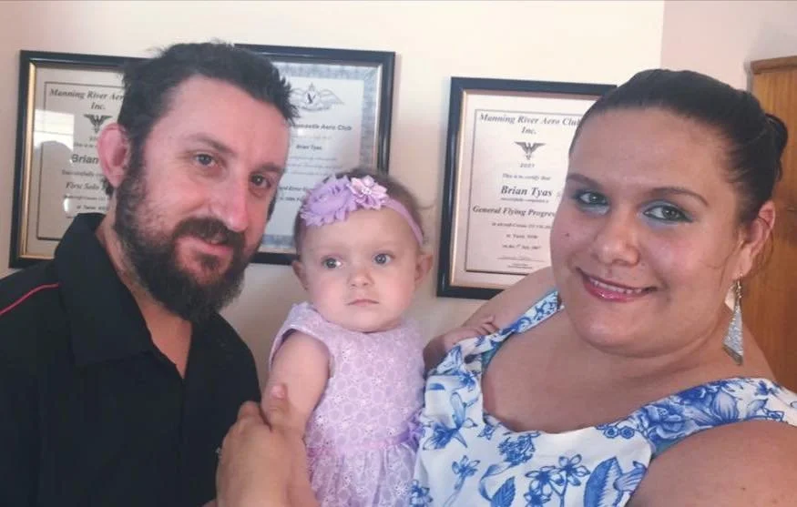 Hayley's first birthday