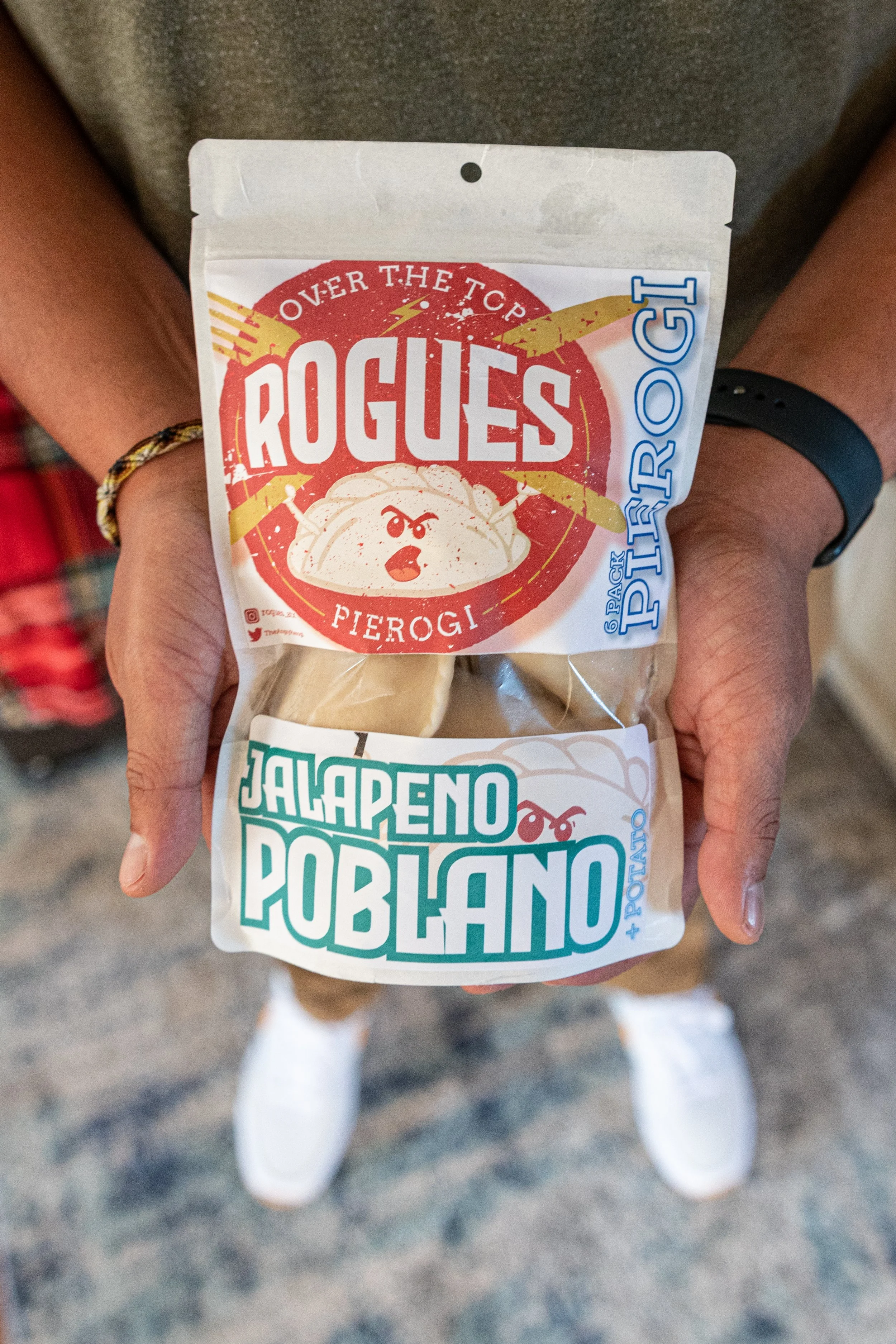 Roasted Poblano, Jalapeno & Potato Pierogi