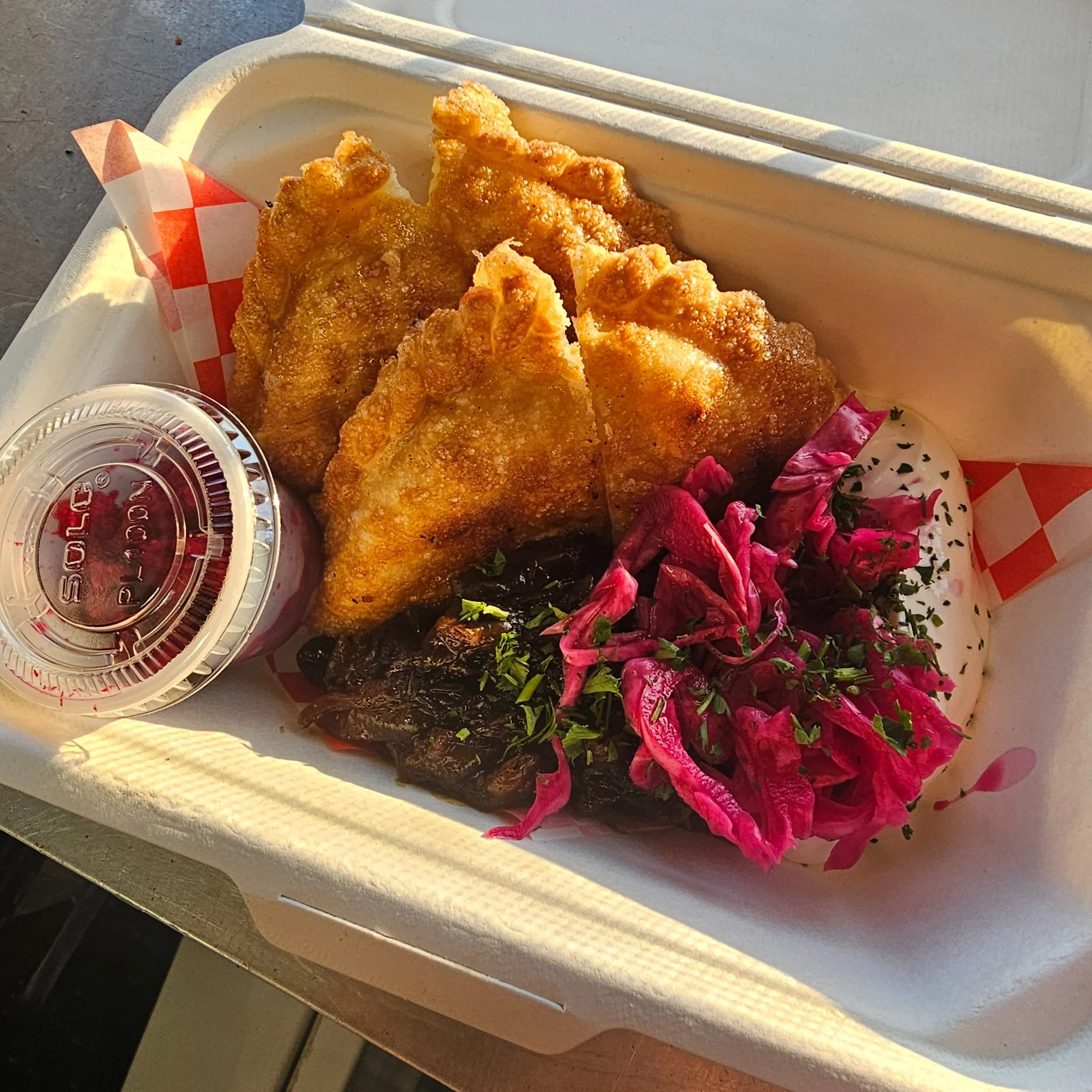 Come get your pierogi fix this Saturday at @haymakerfarmersmarket 

9AM - 1PM, rain or shine 

More updates to come!