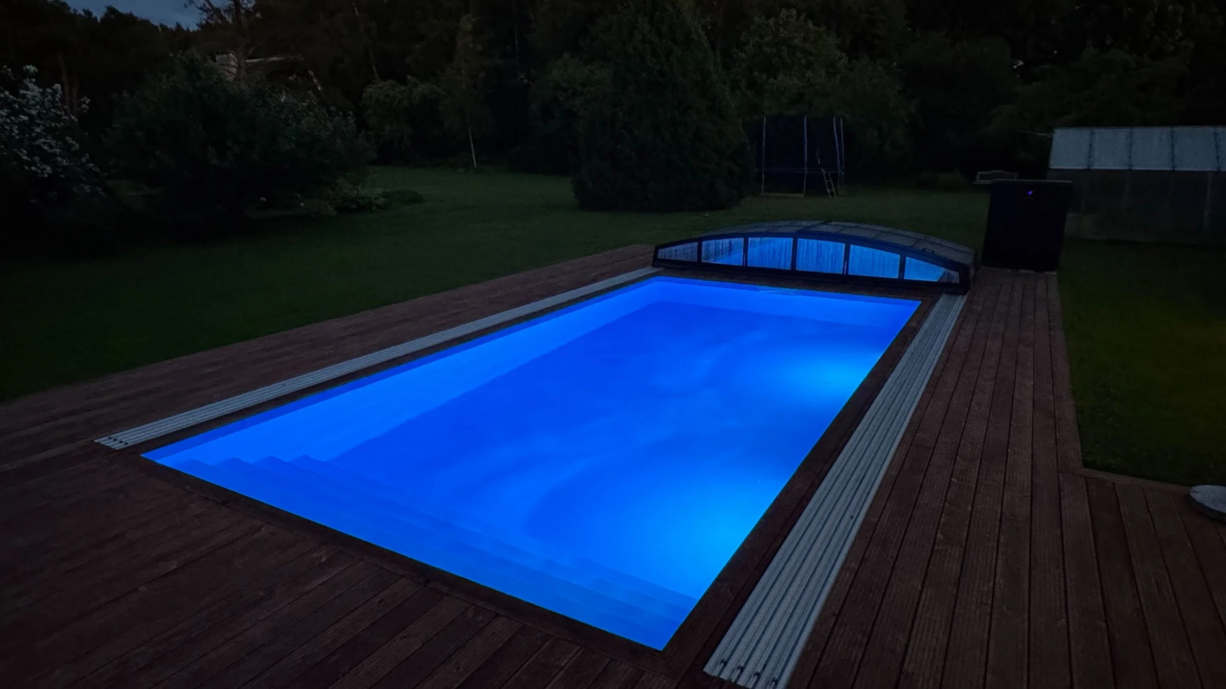Klaasfiiber bassein 8x4m