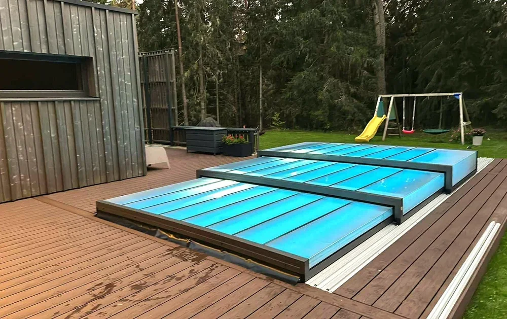 Bucovers basseinikate – kvaliteetne madal teleskoopkate Eesti kliimasse