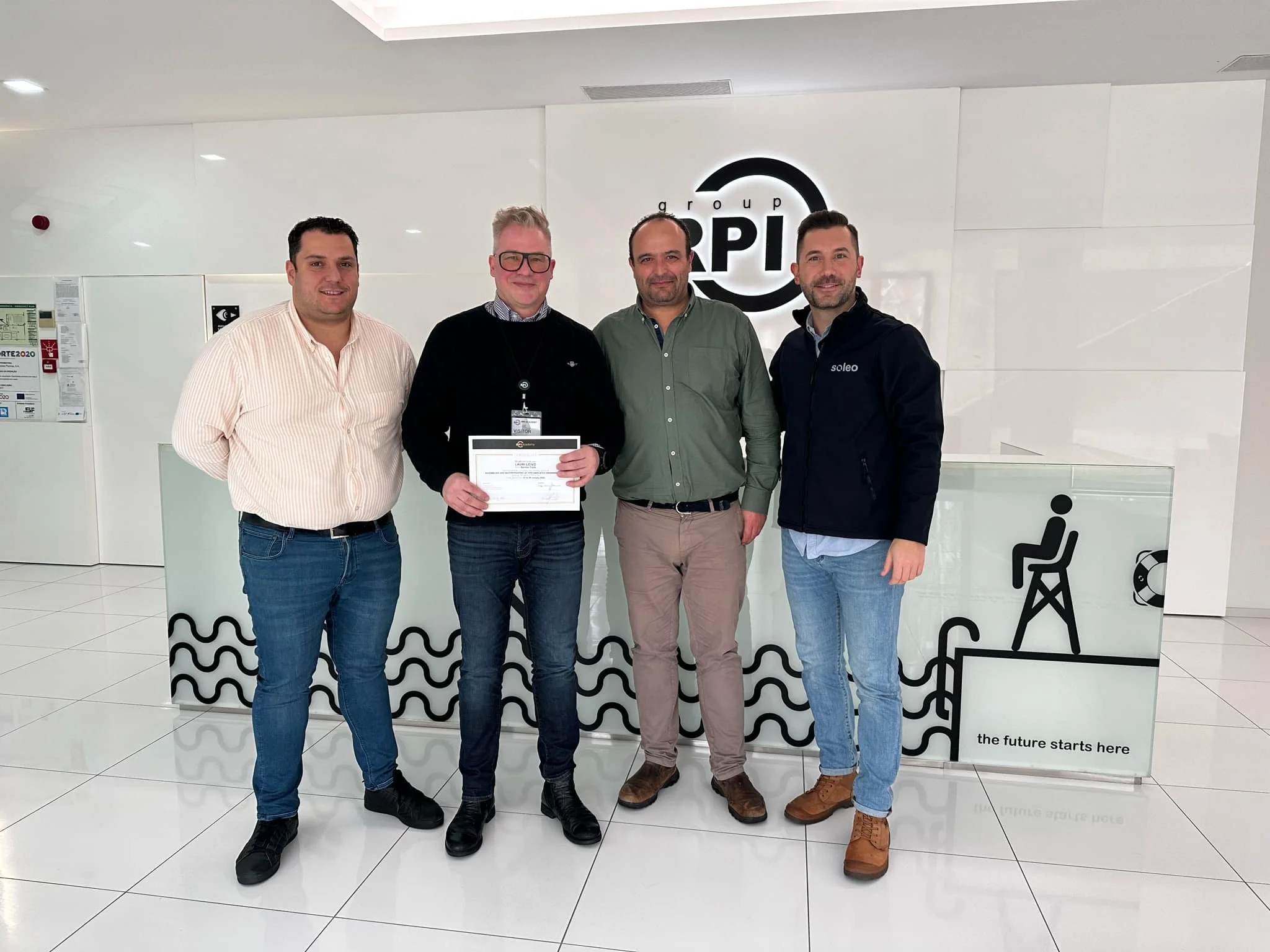 RPI sertifitseeritud paigalduskoolitus Portugalis