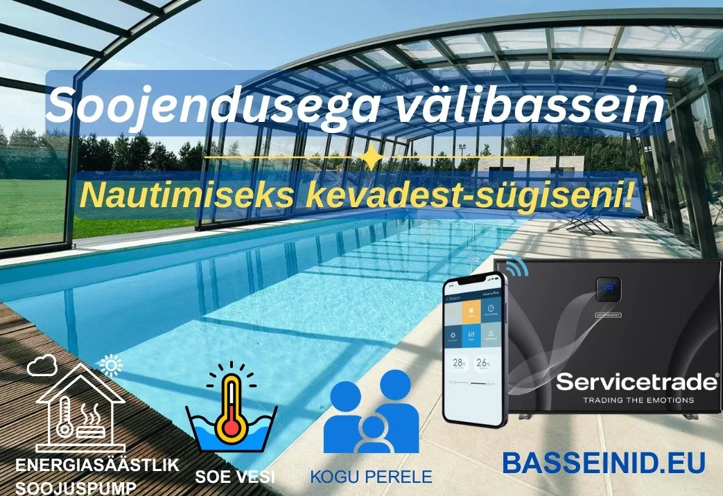 Soojendusega välibassein – pikem suplushooaeg ja suurem kinnisvara väärtus