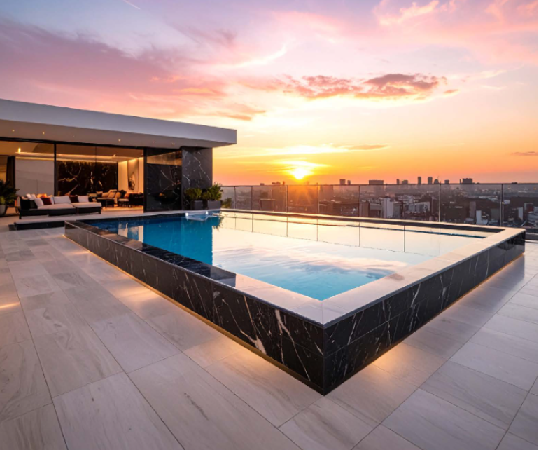 Bassein maapealne iseseisev täiskomplekt