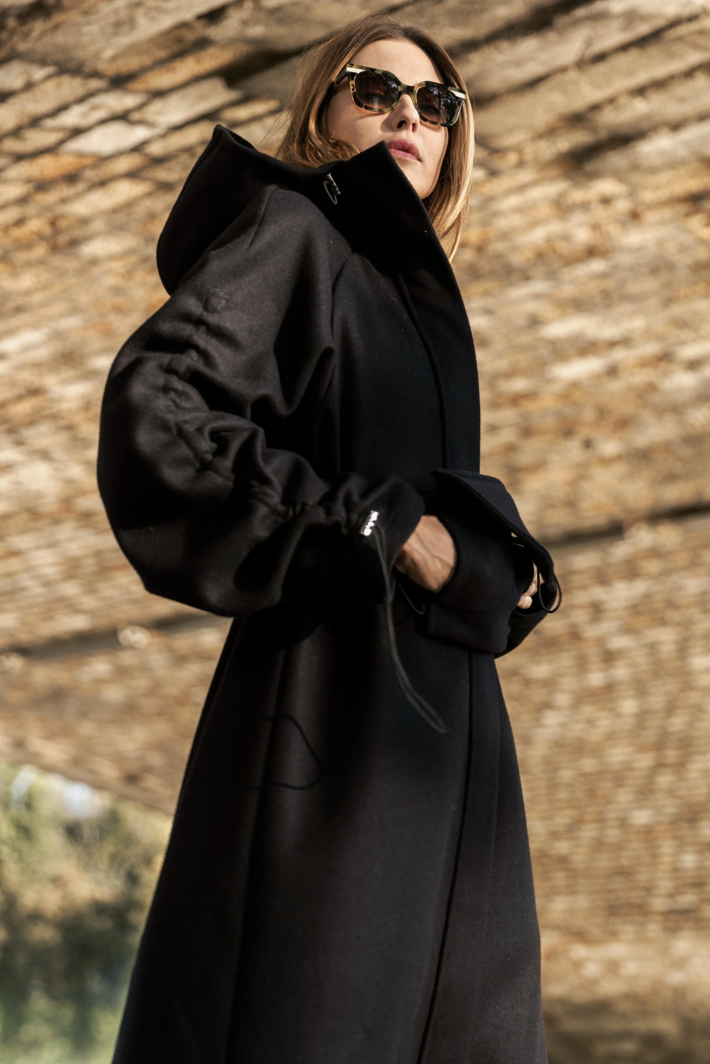 Anna Parka Wool Coat