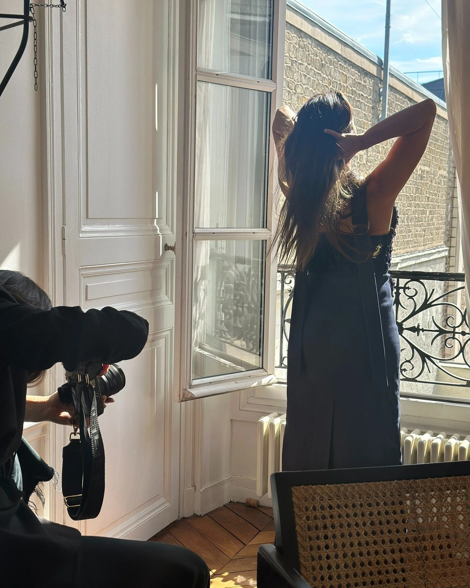 Behind the lens in Paris ✨

Capturing the Charlotte Dress in morning light - those in-between moments when the magic happens. Parisian windows, natural light, and pieces designed to move beautifully from every angle. This is how everyday couture come