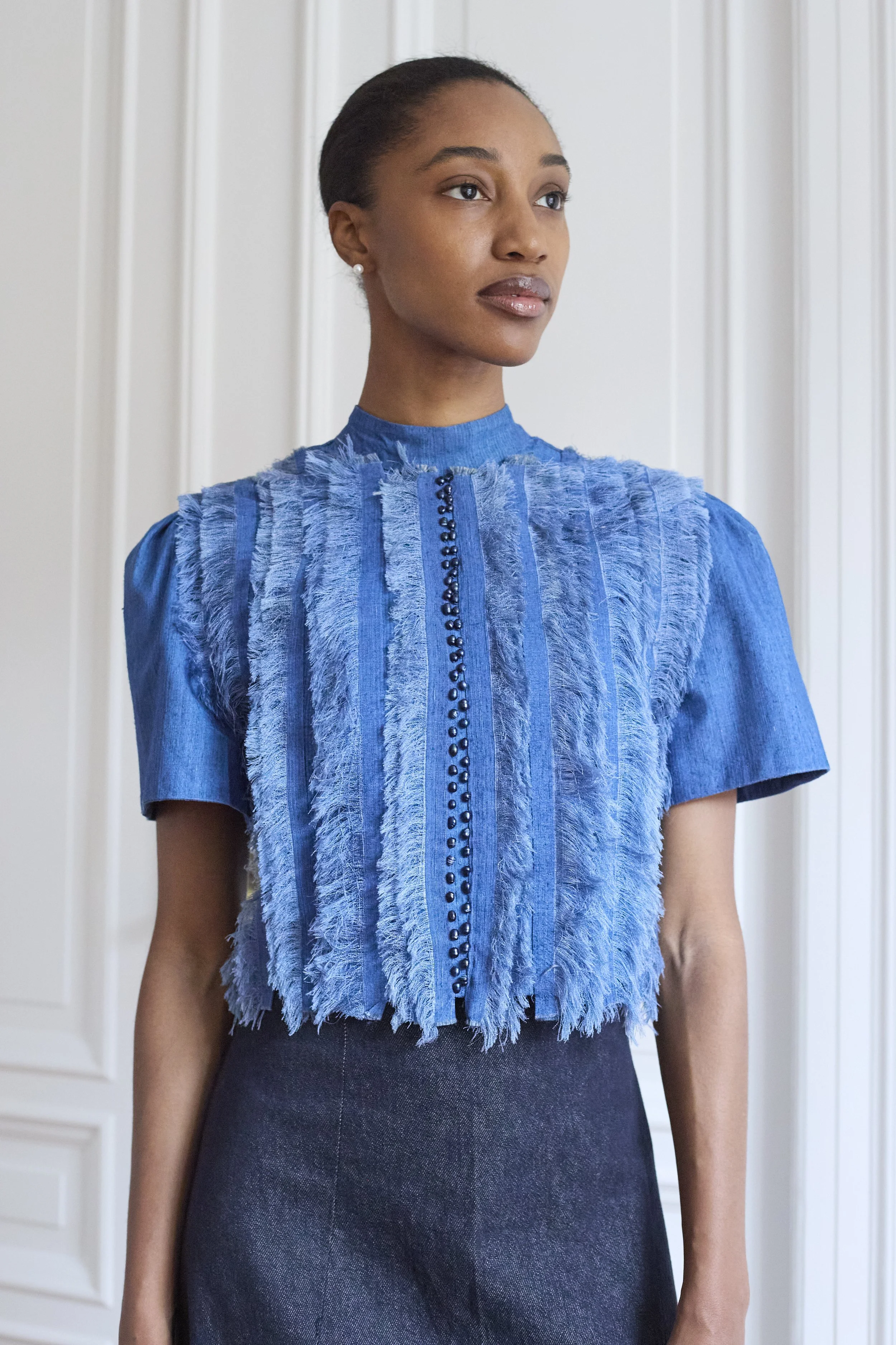 Navia Blouse (Blue)