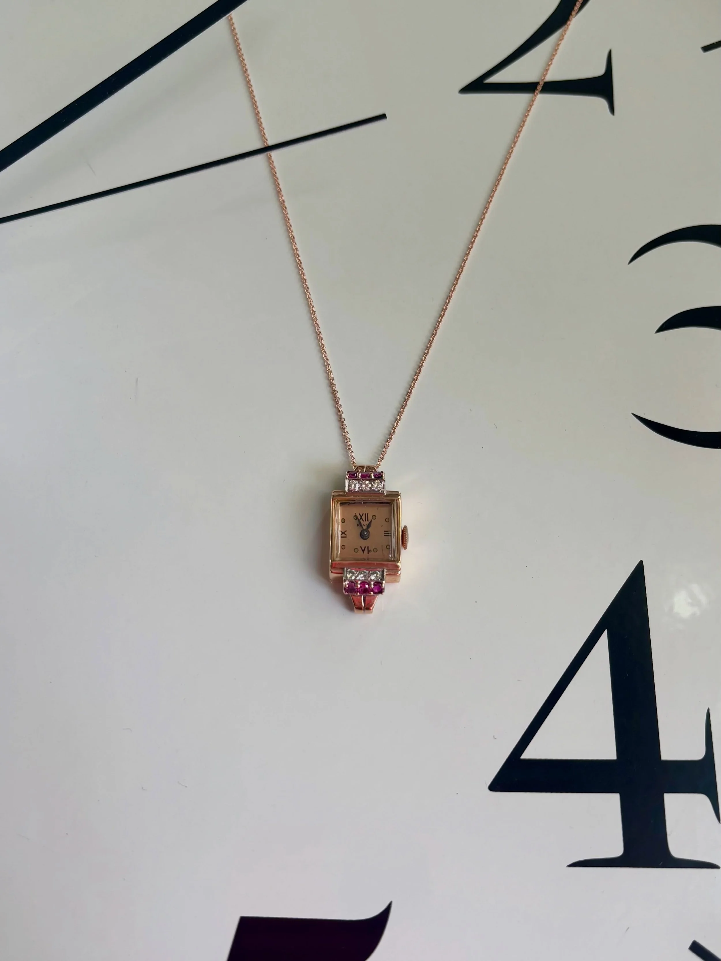 I&rsquo;m not a watch kinda gal, but when a client has a vintage beauty like this, we need to showcase it.

I love bringing these dainty, striking, and well-made vintage watches back to the jewelry party.

Do you have grandma&rsquo;s old watch? Even 