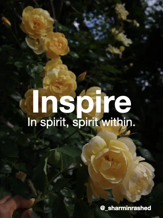 To inspire is to awaken one’s spirit. While the true etymology comes from the Latin inspirare, "to breathe into,” I like this alternative interpretation. 

When you’re inspired, when your spirit is awakened, you feel more alive, more animated, and fl