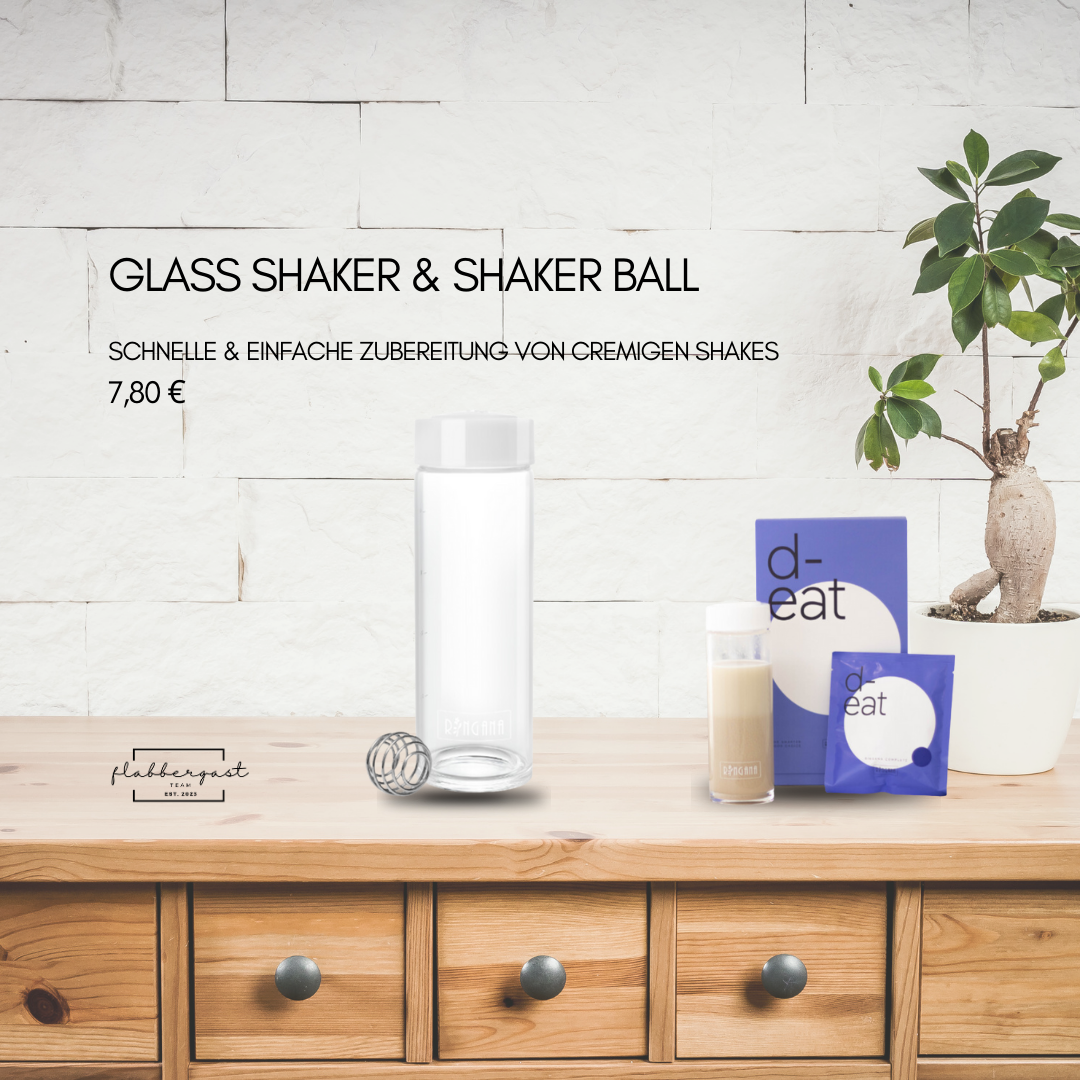 Glas Shaker — flabbergast & fresh