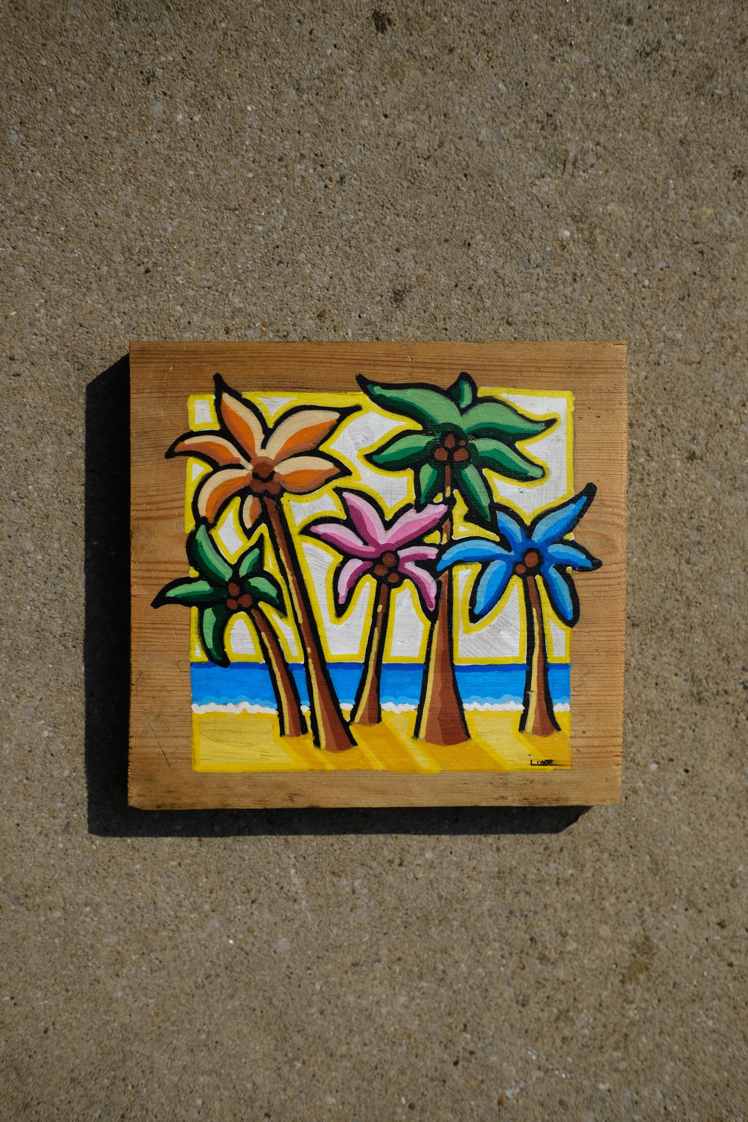 Double sided wood panel - Side 1 (2024)