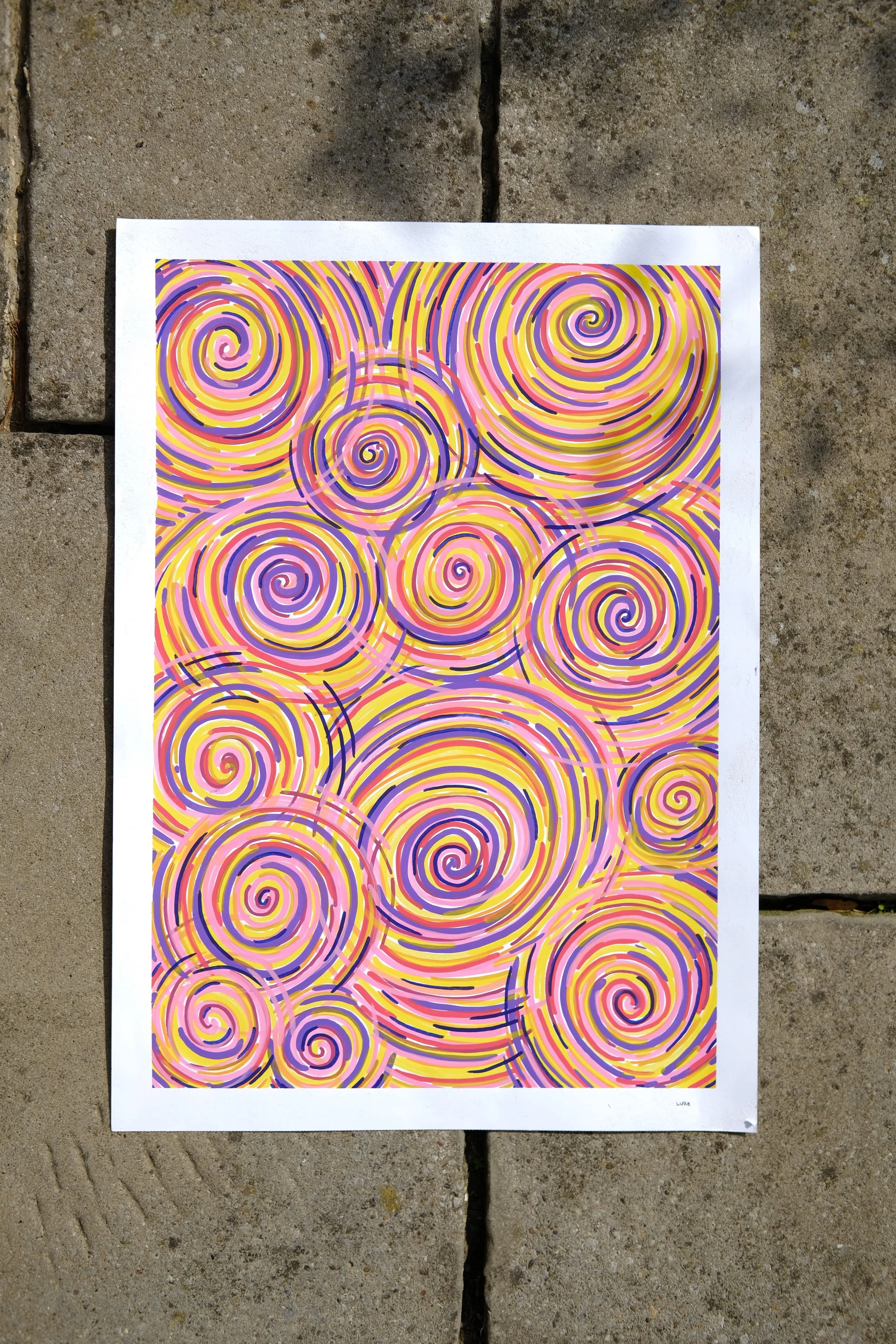 Untitled Posca abstract 1 (2024)