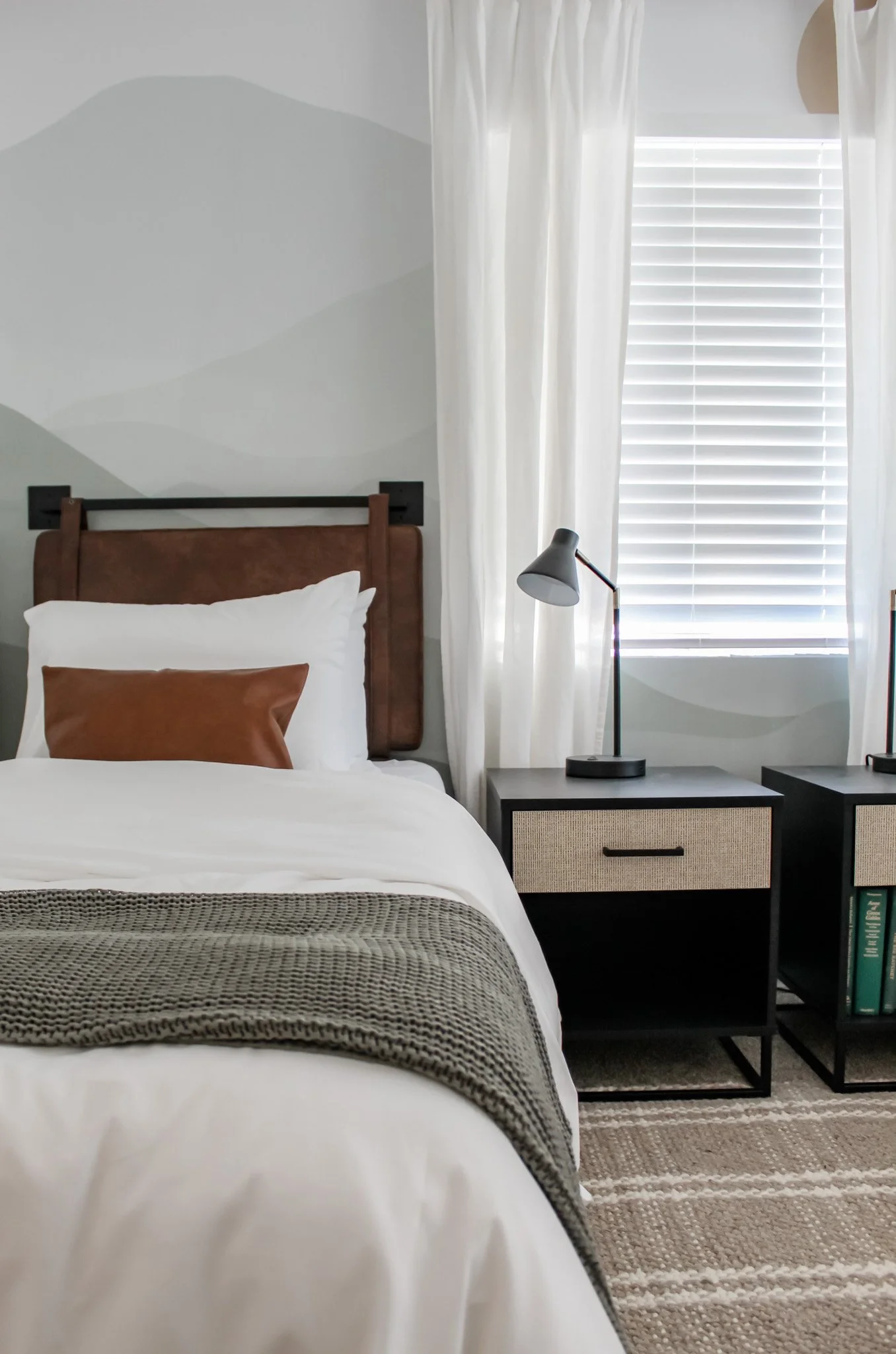 Bathroom mirror and sconce styling