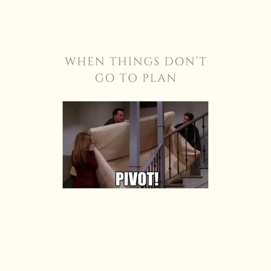 PIVOT!!! What happens when things don&rsquo;t go our way? Rule #1 is to never freak out! Yeah, we get a little disappointed, but this has happened so often and we know it turns out for the best! When you have us in your corner you can sit back and re