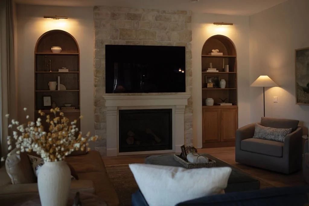 Timeless Earthy Living Room Renovation: From Dated to Delightful