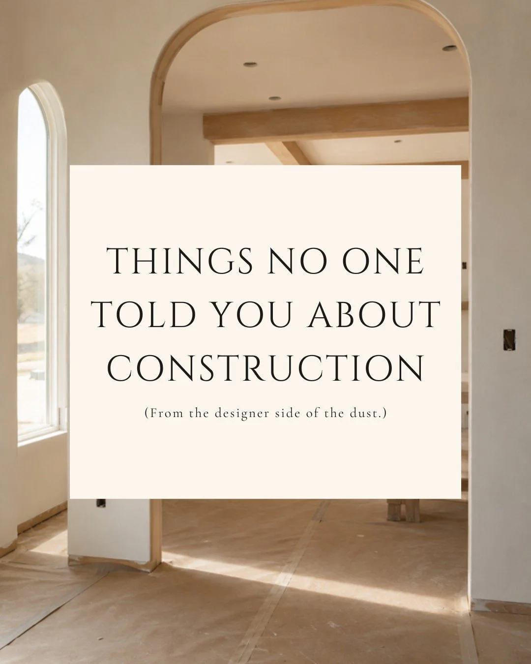 Before you start a renovation, there are a few things no one really tells you⁠
⁠
Like the fact that your selections need to happen way earlier than you think. Or that one backordered item can throw off your entire timeline. Or how the tiny decisions,