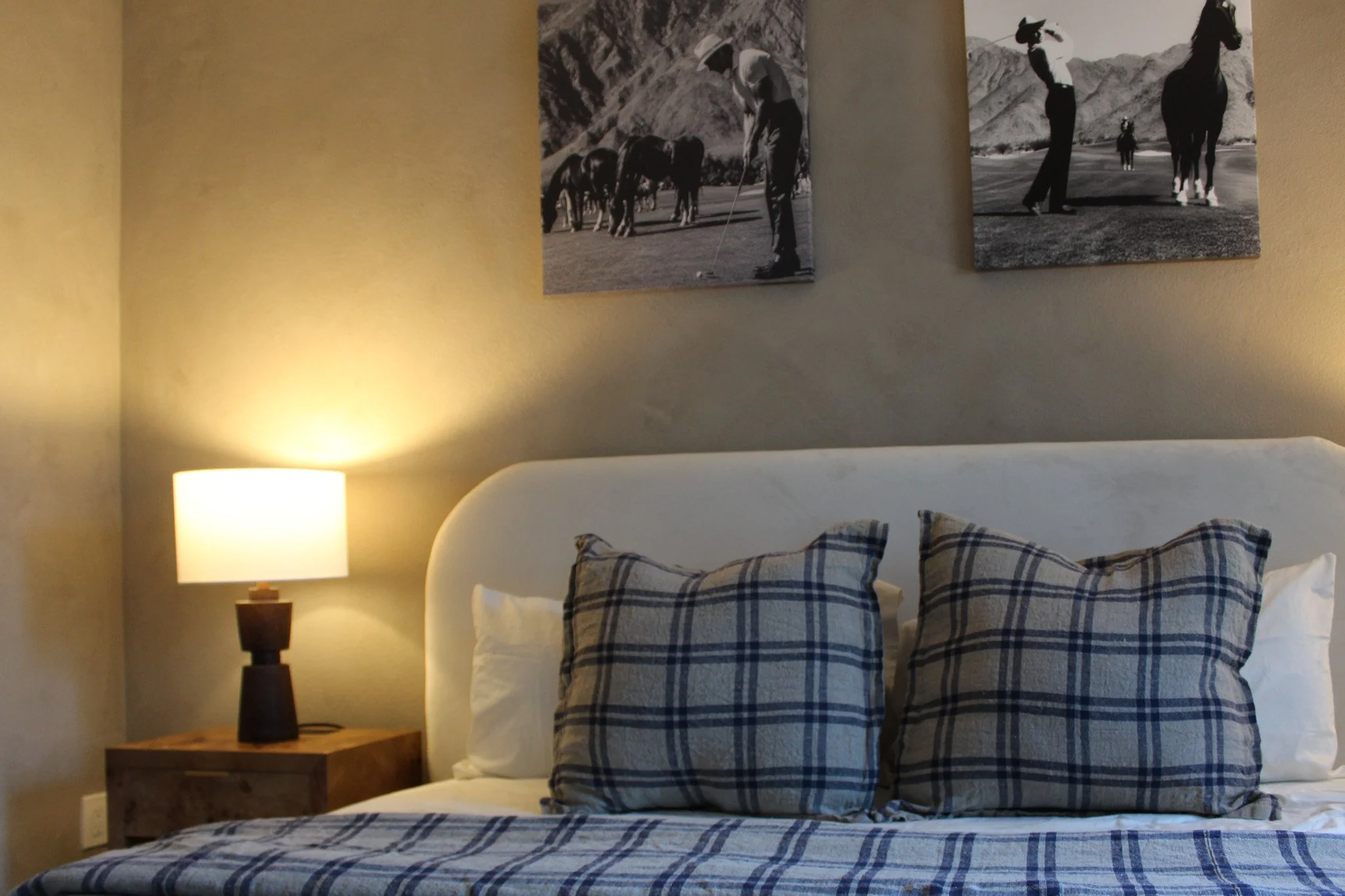 Short-term rental bedroom designed for flexible sleeping