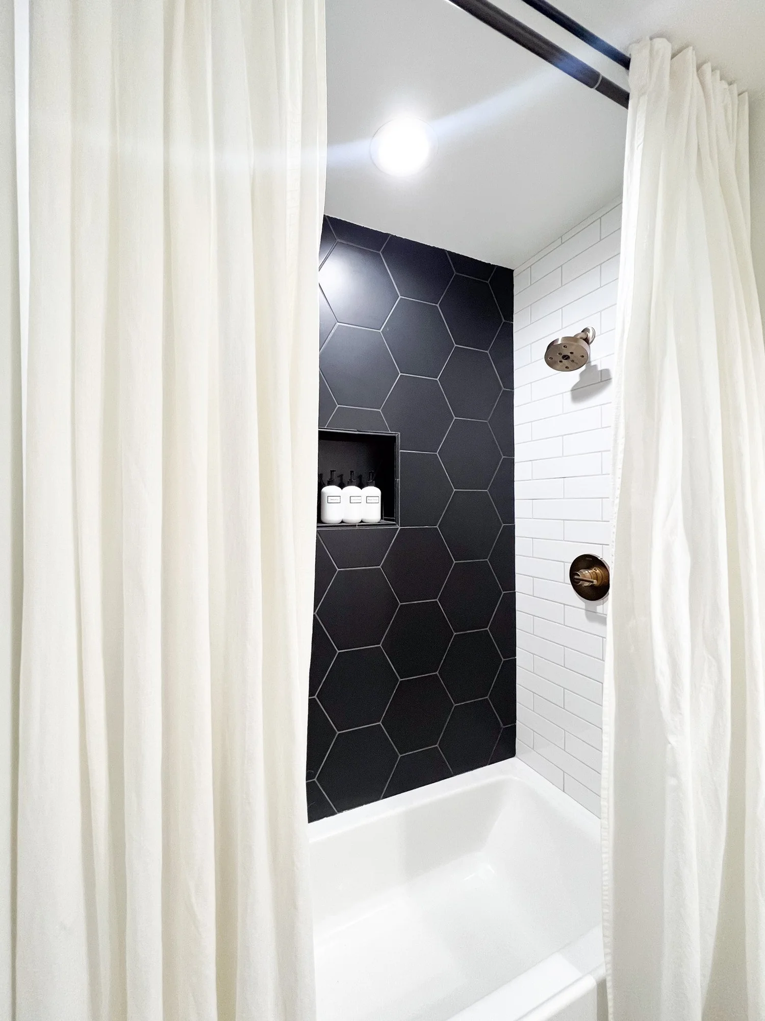 Quality fixtures in classic shapes with modern finishes