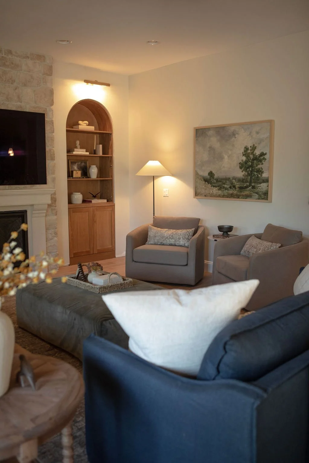 Timeless, Earthy Living Room Transformation