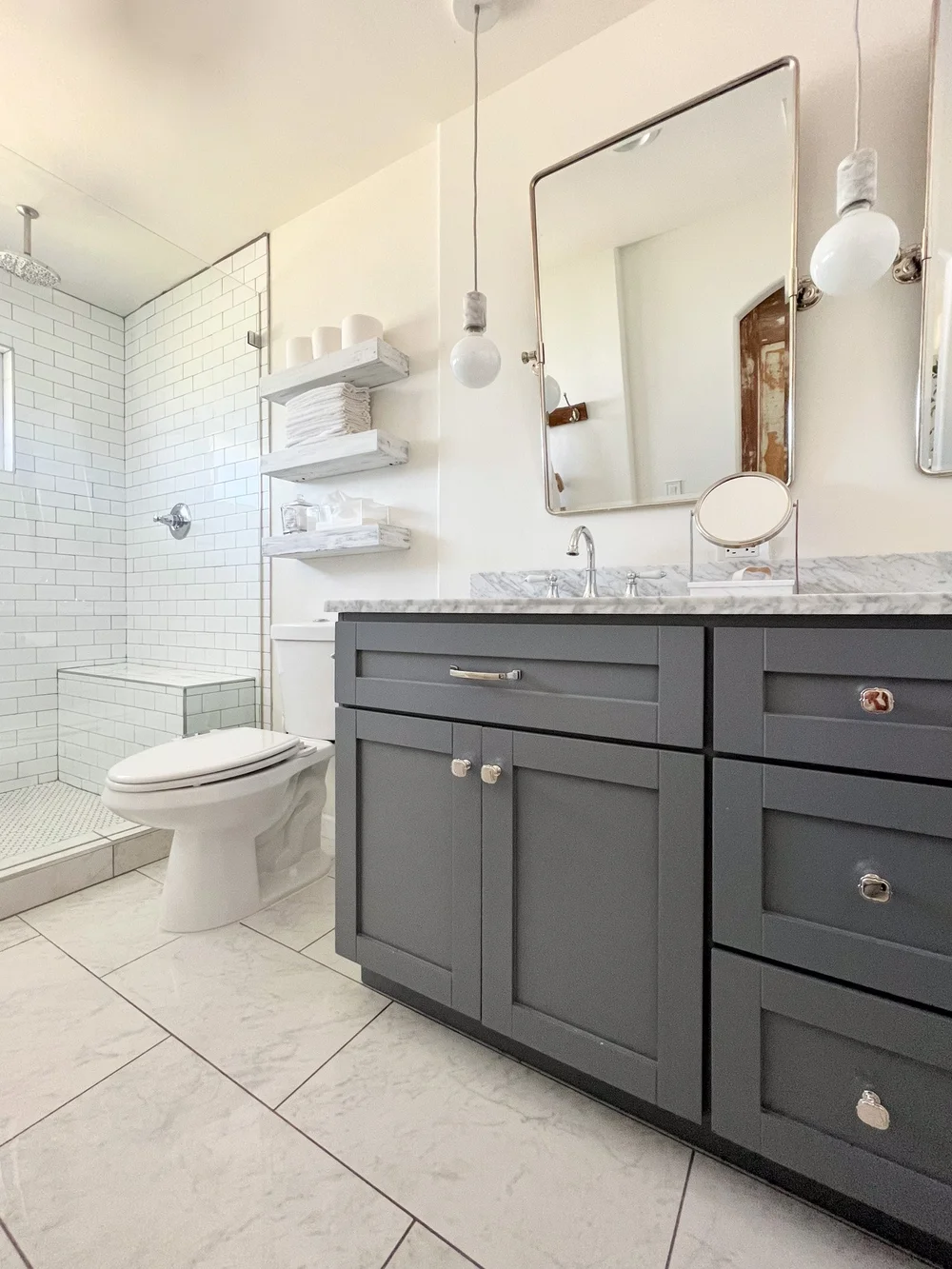 Feminine Bathroom — SENTENAC HOUSE INTERIORS