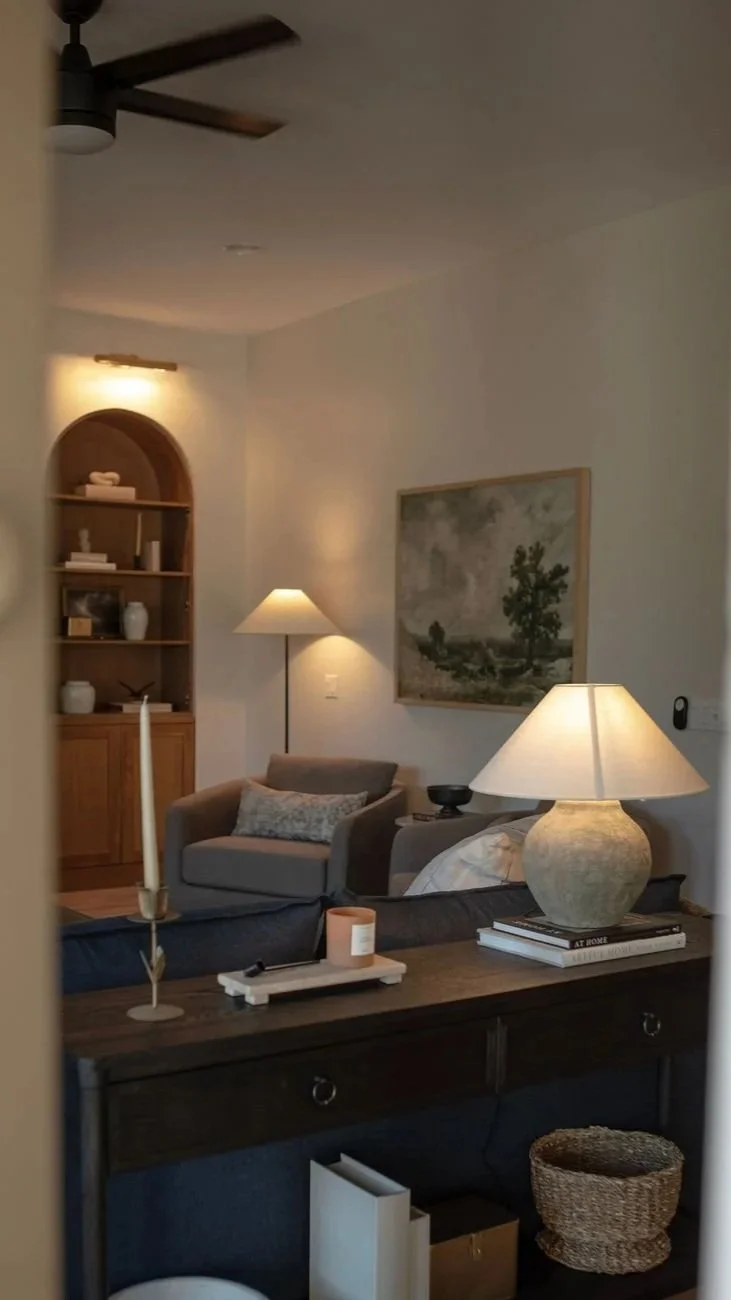 Timeless, Earthy Living Room Transformation