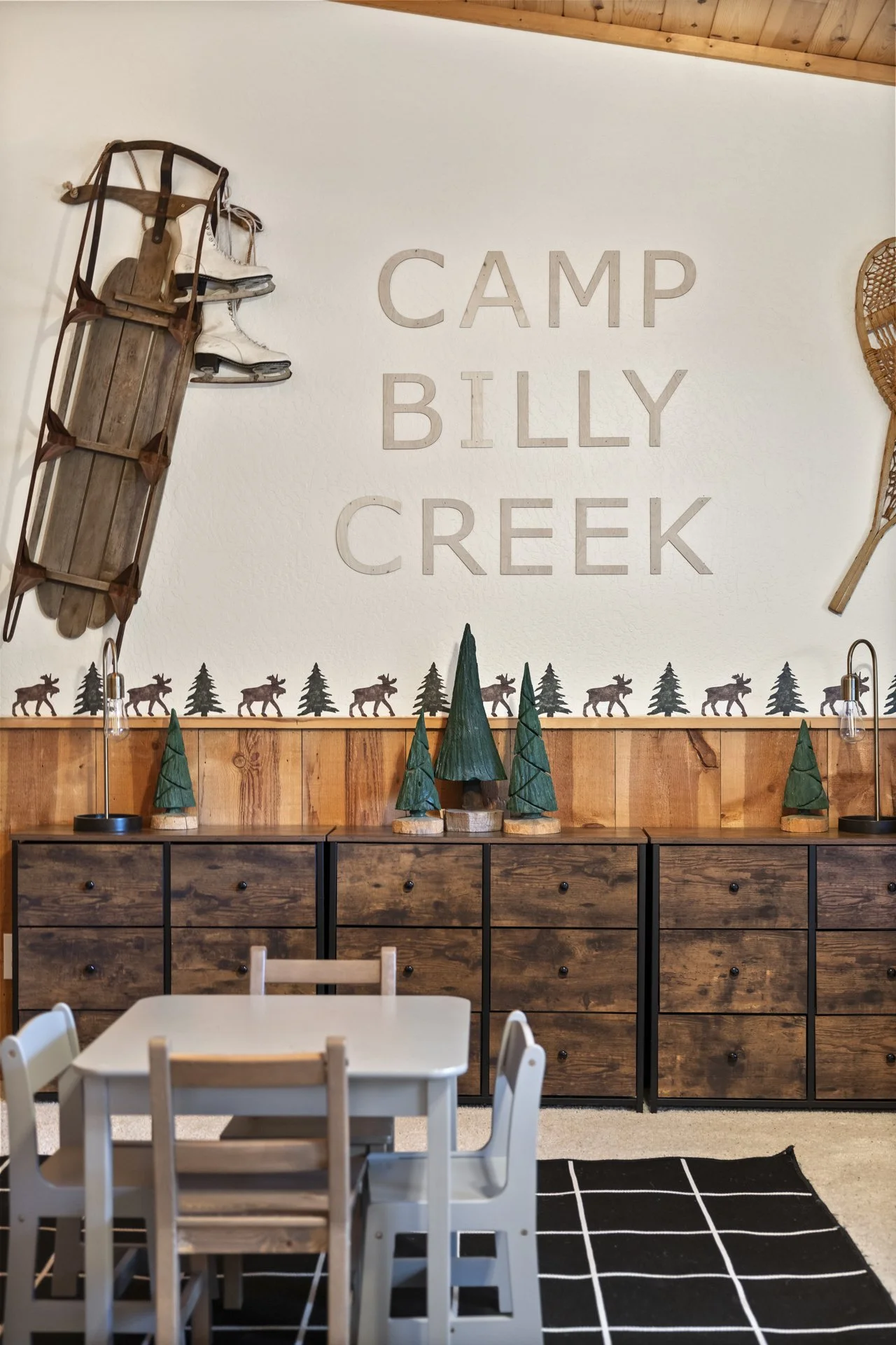 Custom bunk room for grandchildren