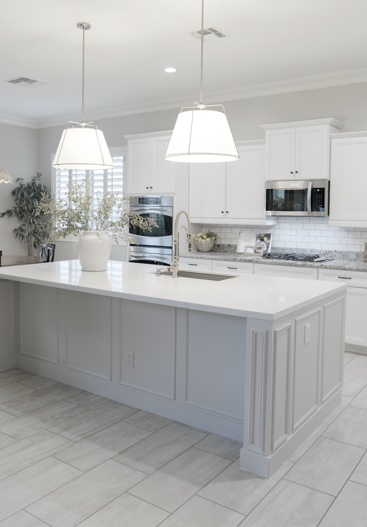 Transitional Kitchen and Bathroom Makeover
