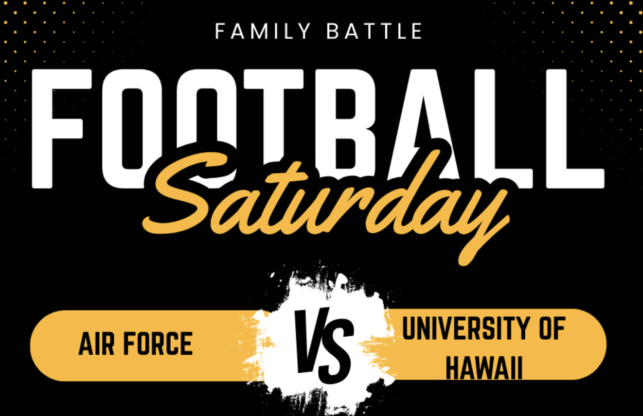 Family Football Battle: Air Force vs. Univ. of Hawaii
