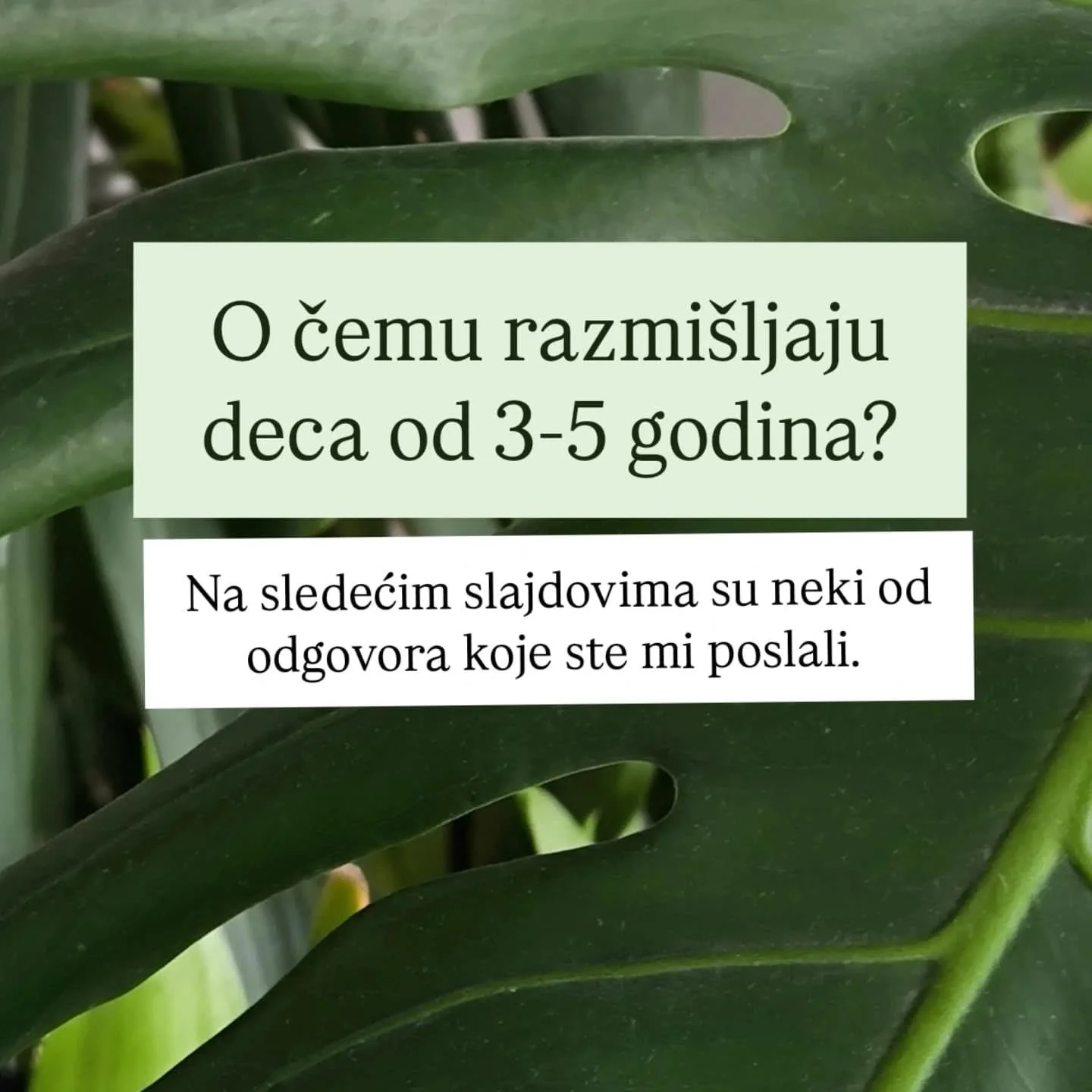 Stiglo je puunooo slatkih, i motivi&scaron;ućih i nežnih i toplih i sme&scaron;nih odgovora dece. Izdvojila sam samo neke u ovom postu. 
Deca zaista u sebi imaju poriv i elan da menjaju svet oko sebe. Onda mi često nemamo vremena da ih saslu&scaron;a
