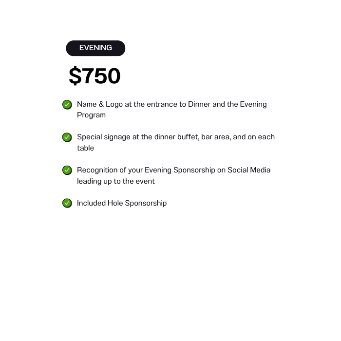 2026 Evening Sponsorship