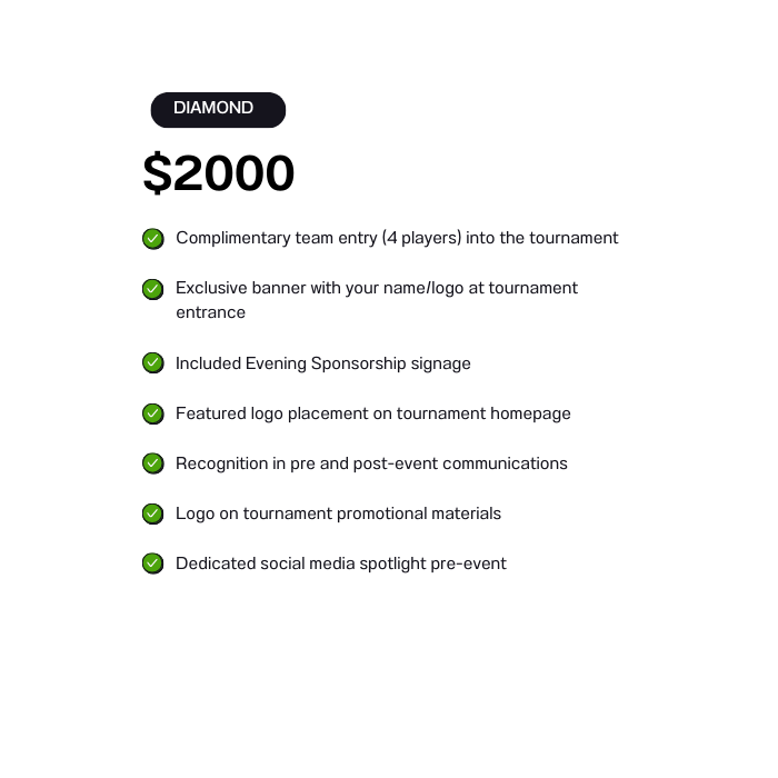 2026 Diamond Sponsorship