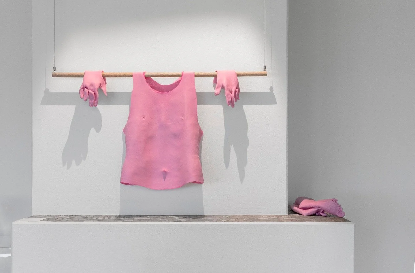 Untitled (pink skin)

Fun fact: the silicone sweats 💧

Installation view, &lsquo;transcript&rsquo;, 2024, @penrithregionalgallery. Photo: Silversalt Photography
